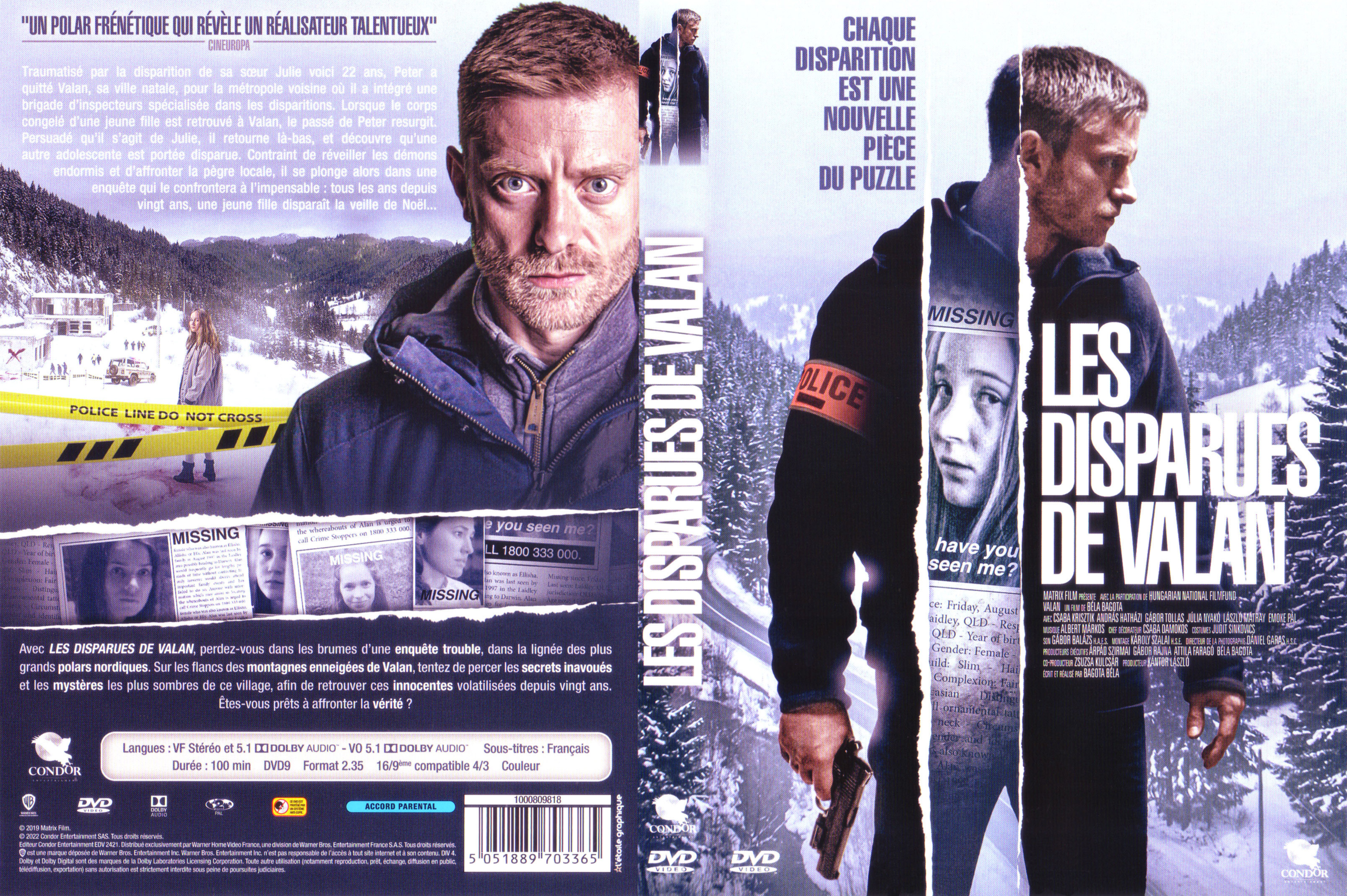 Jaquette DVD Les disparues de valan