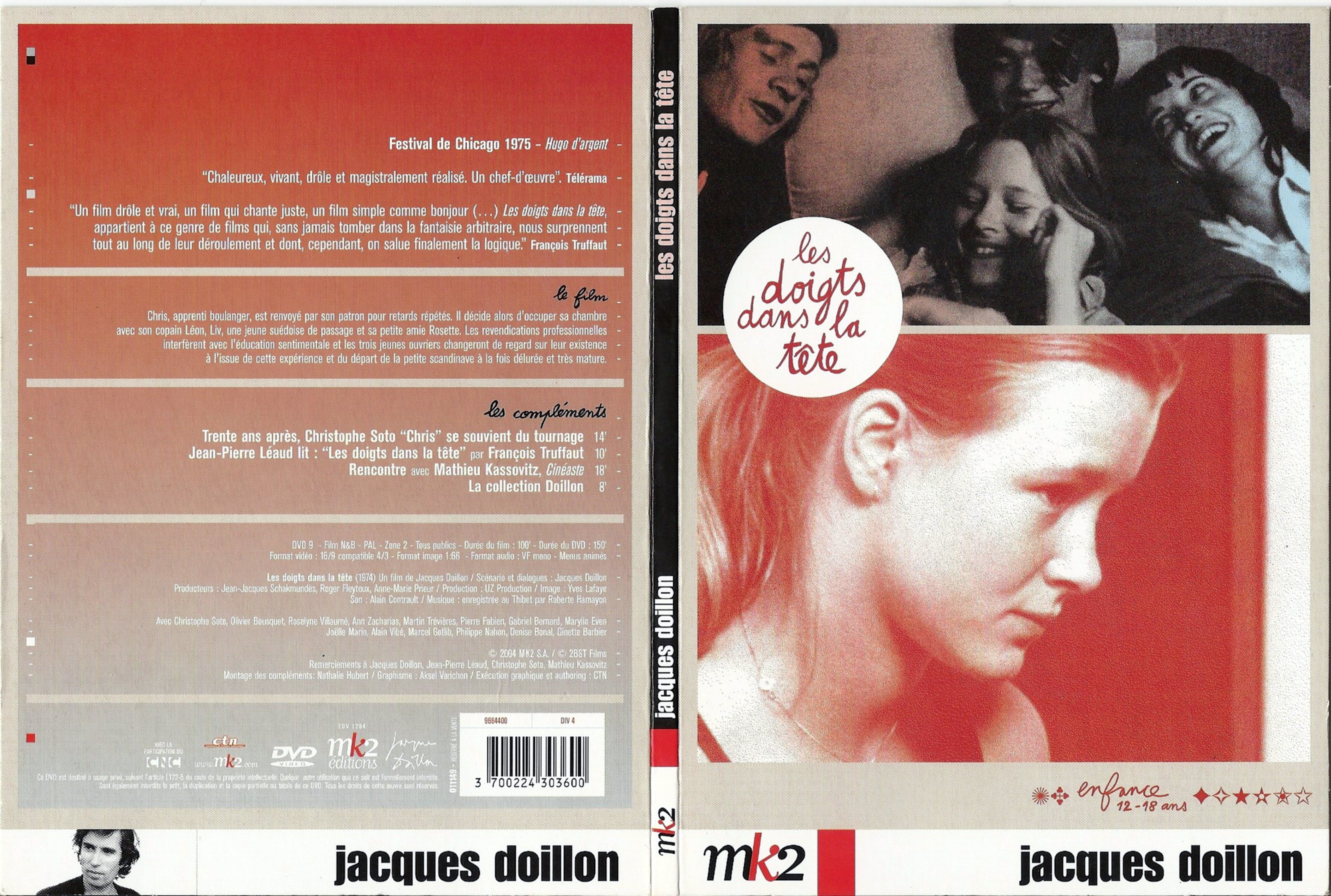 Jaquette DVD Les doigts dans la tte