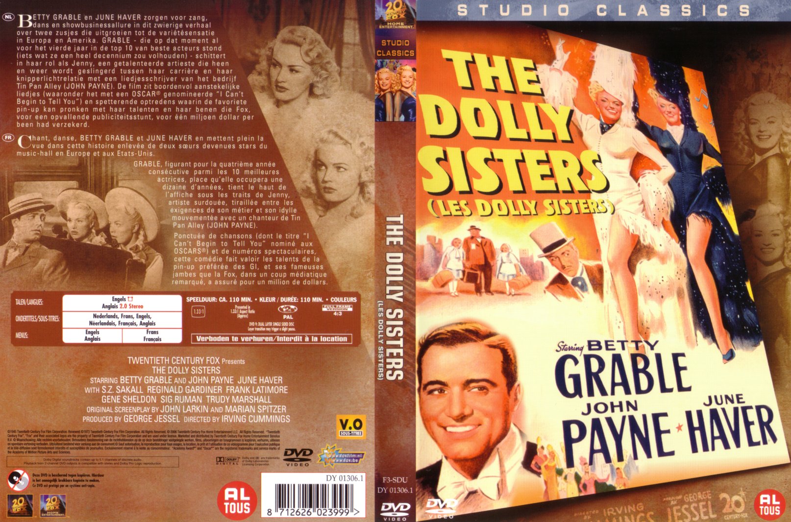Jaquette DVD Les dolly sisters