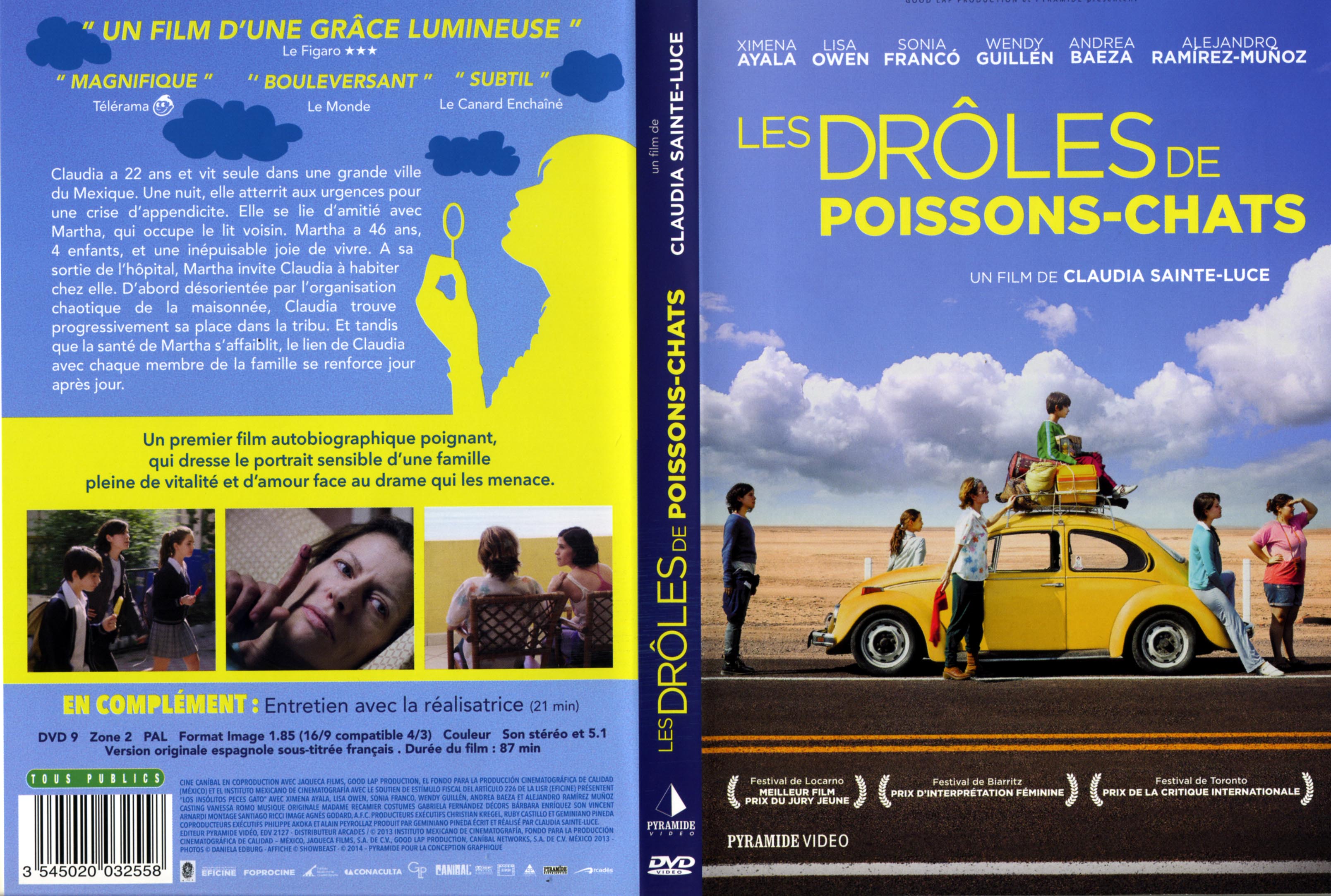 Jaquette DVD Les drles de poissons-chats