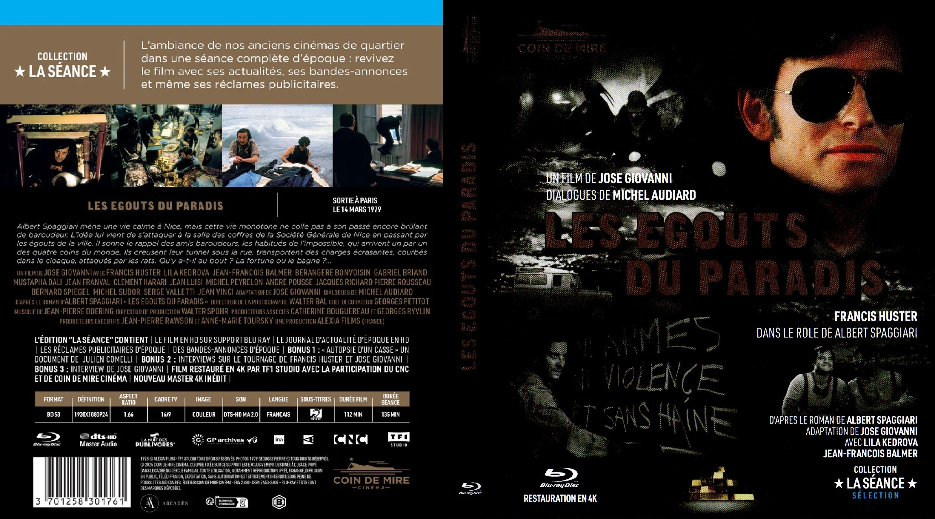 Jaquette DVD Les gouts du paradis custom (BLU-RAY)