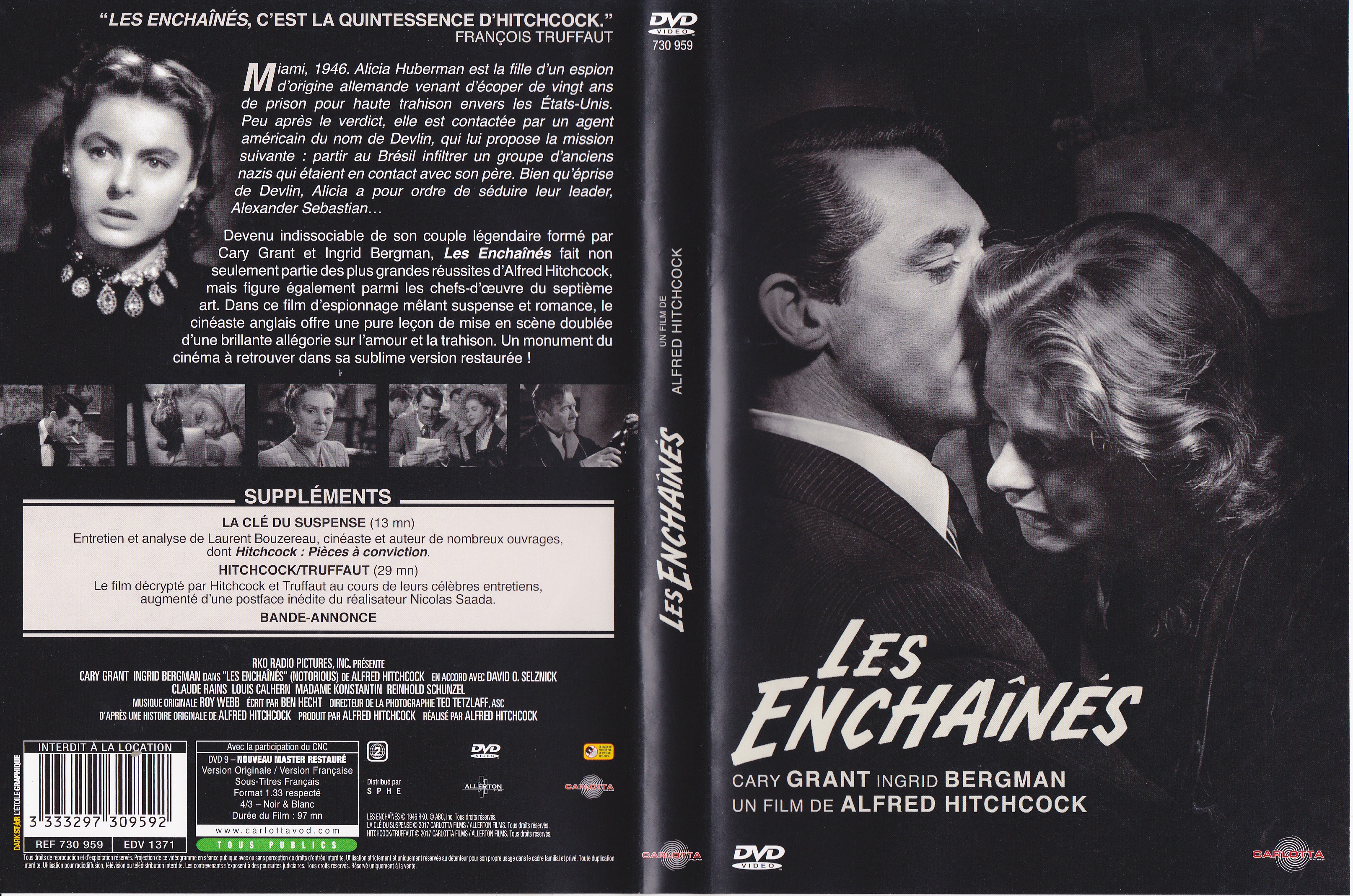 Jaquette DVD Les enchains v4