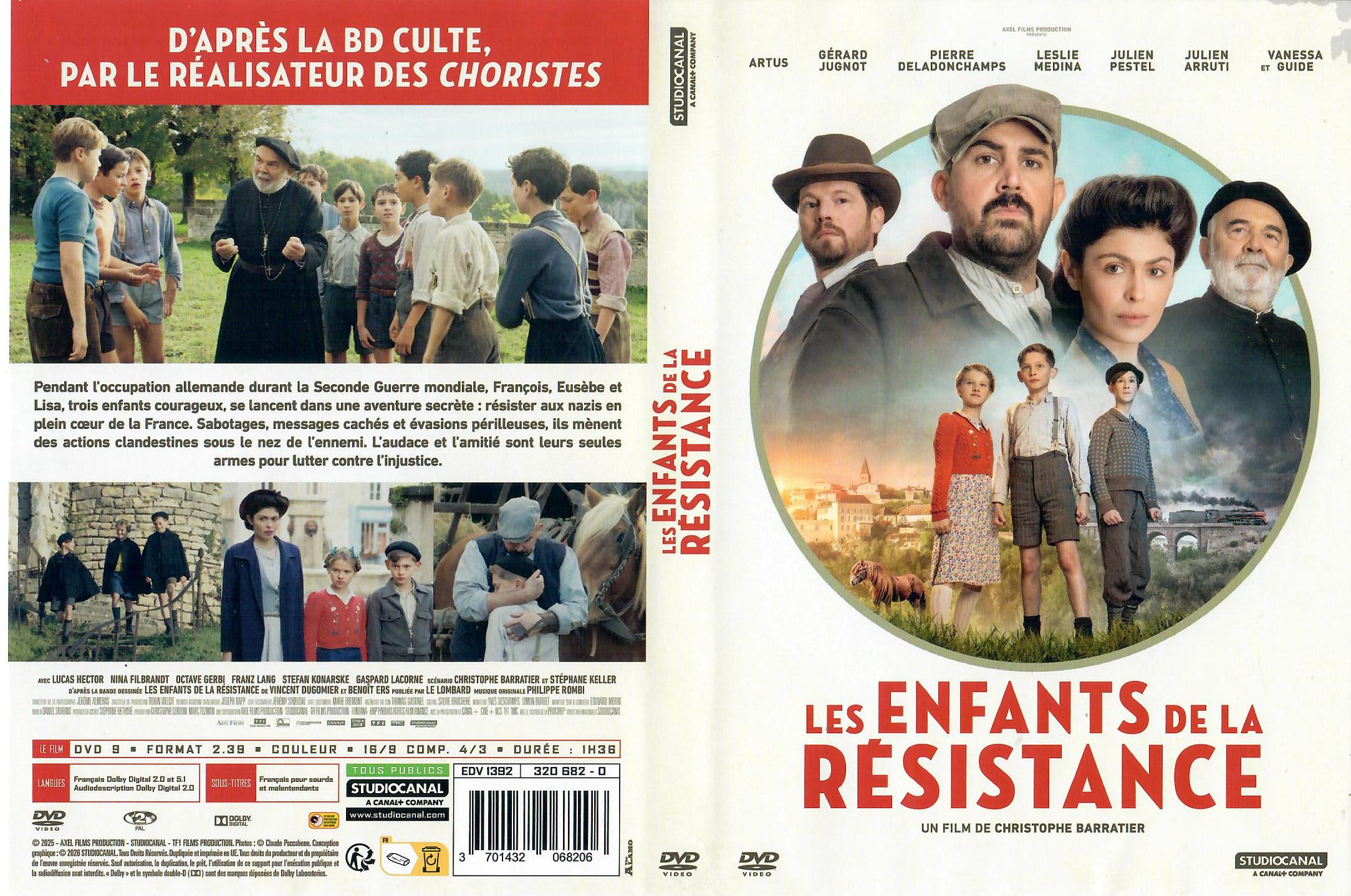 Jaquette DVD Les enfants de la Resistance