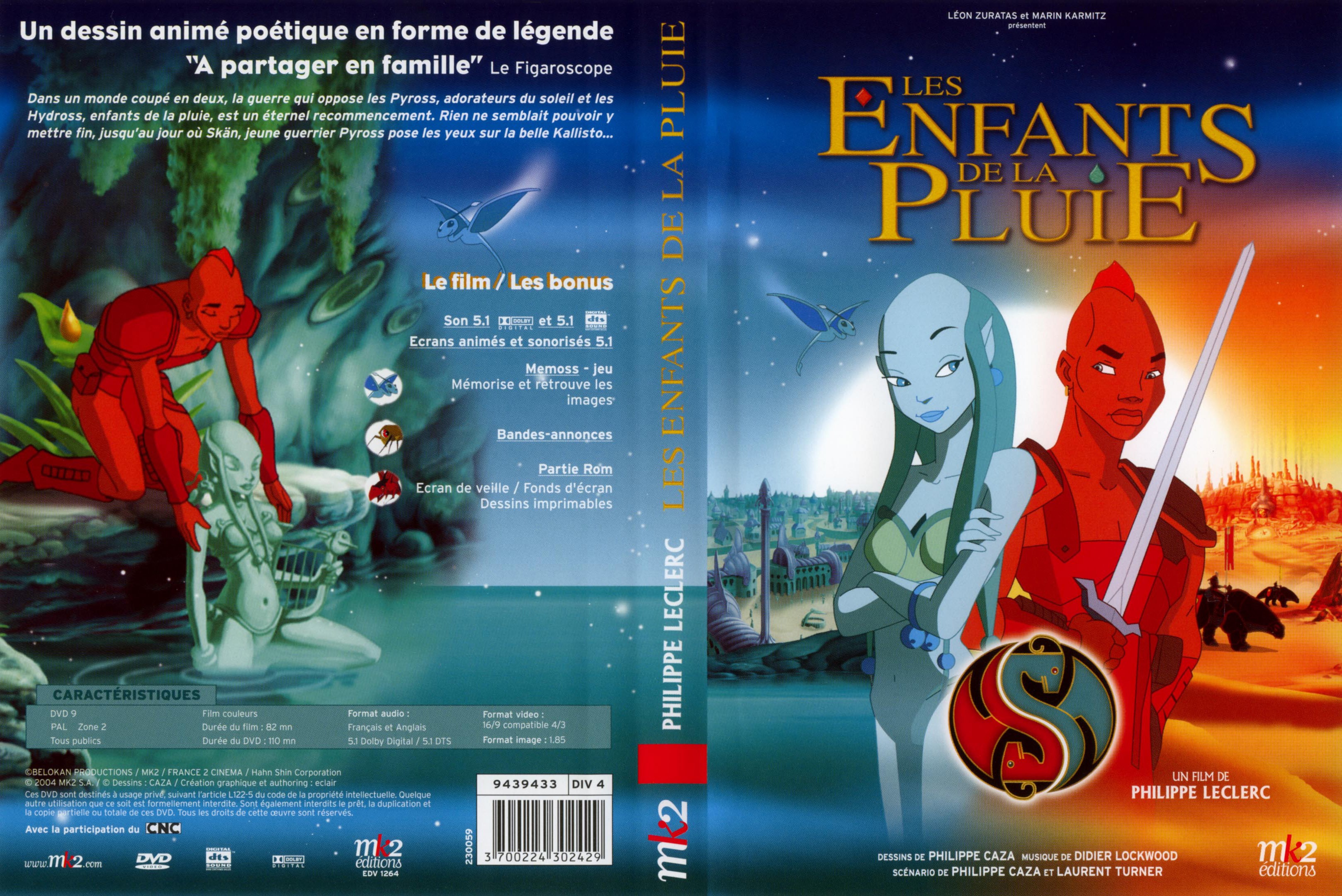 Jaquette DVD Les enfants de la pluie