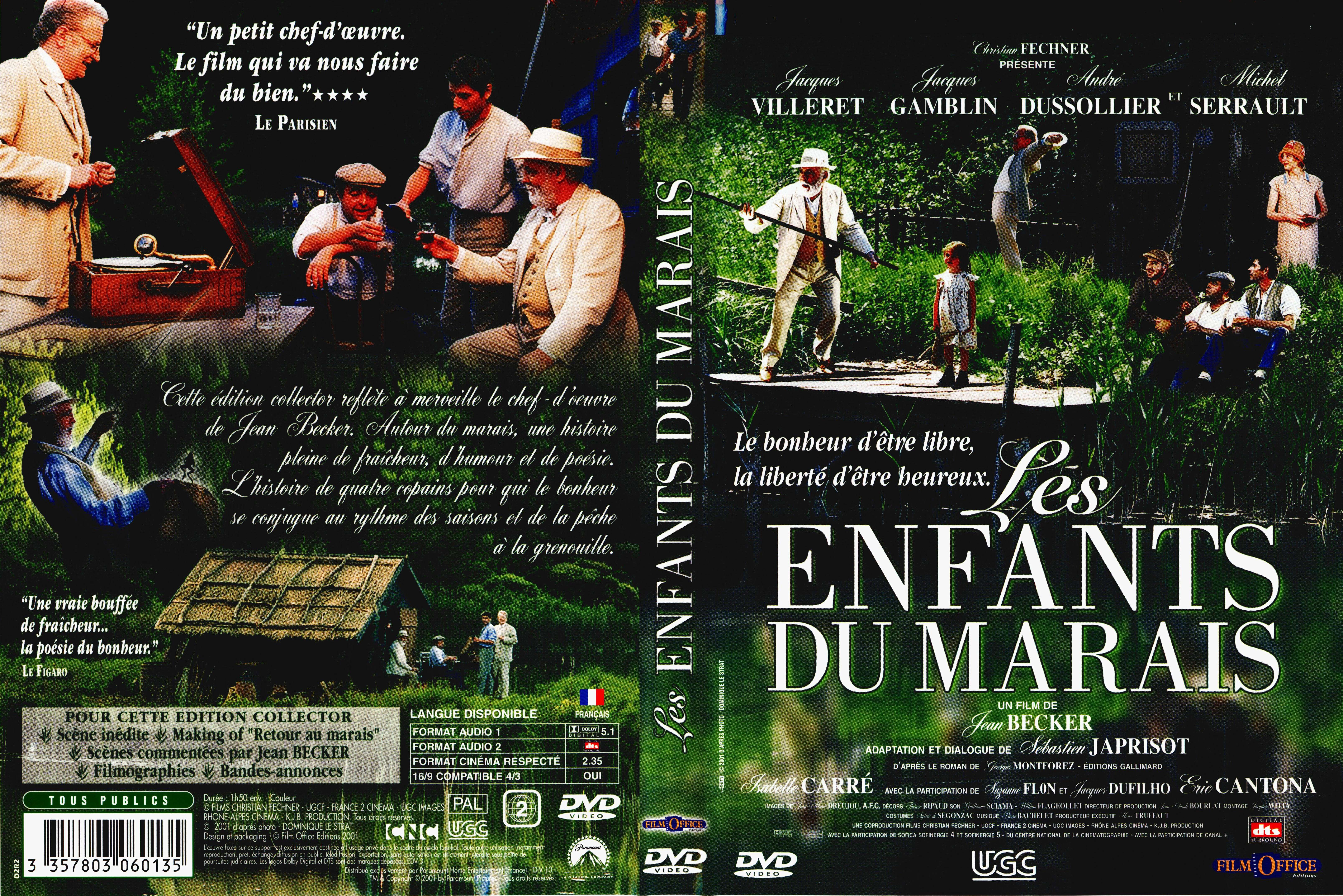Jaquette DVD Les enfants du marais v2