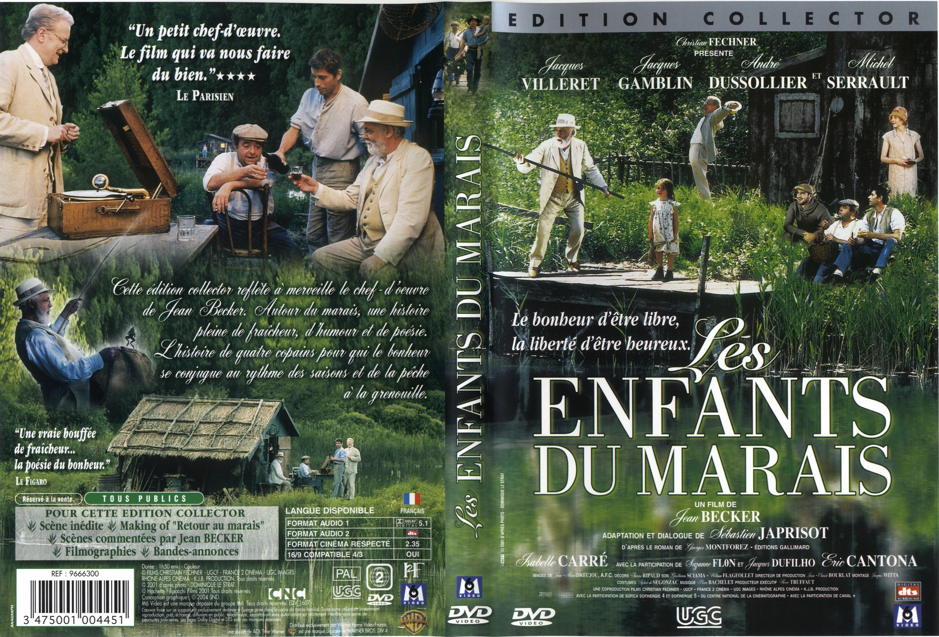 Jaquette DVD Les enfants du marais v3