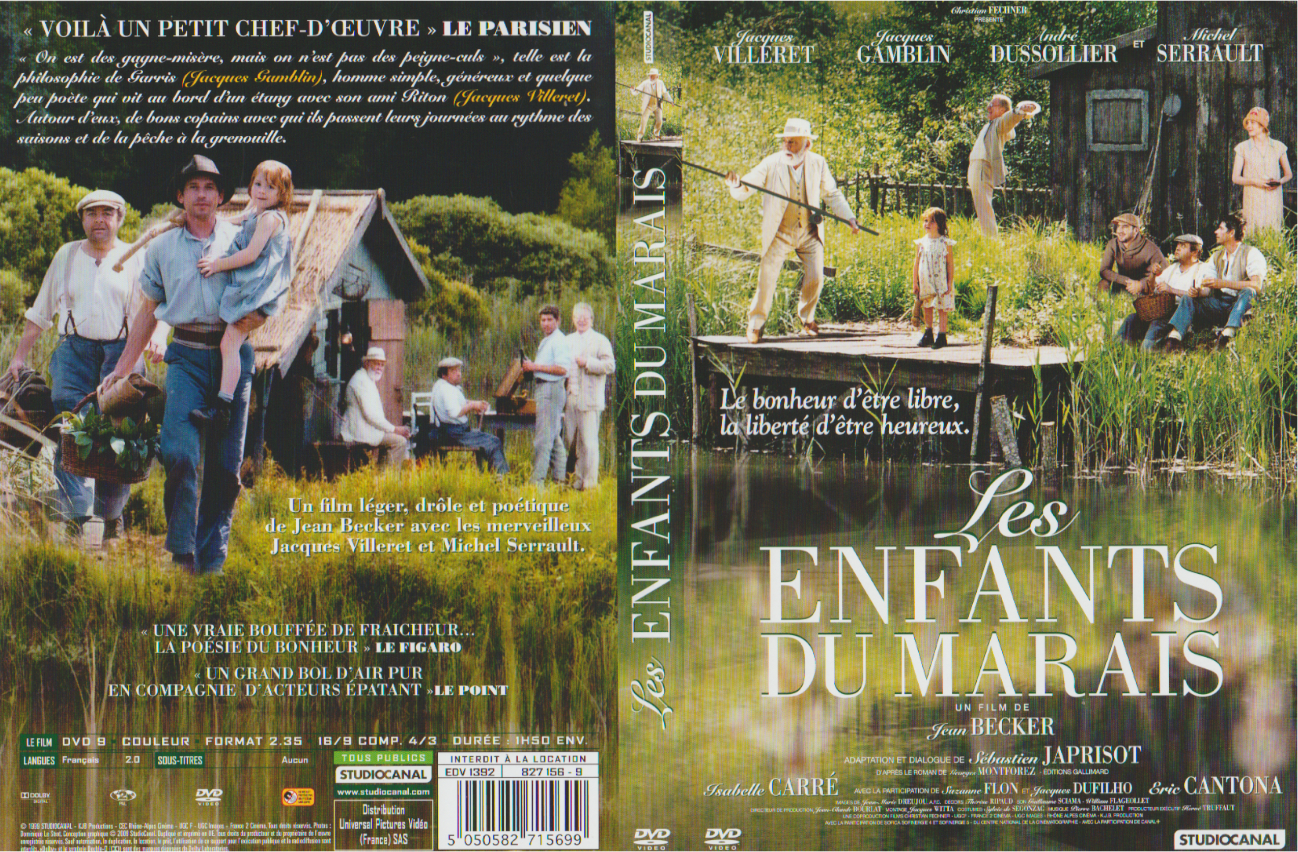 Jaquette DVD Les enfants du marais v4