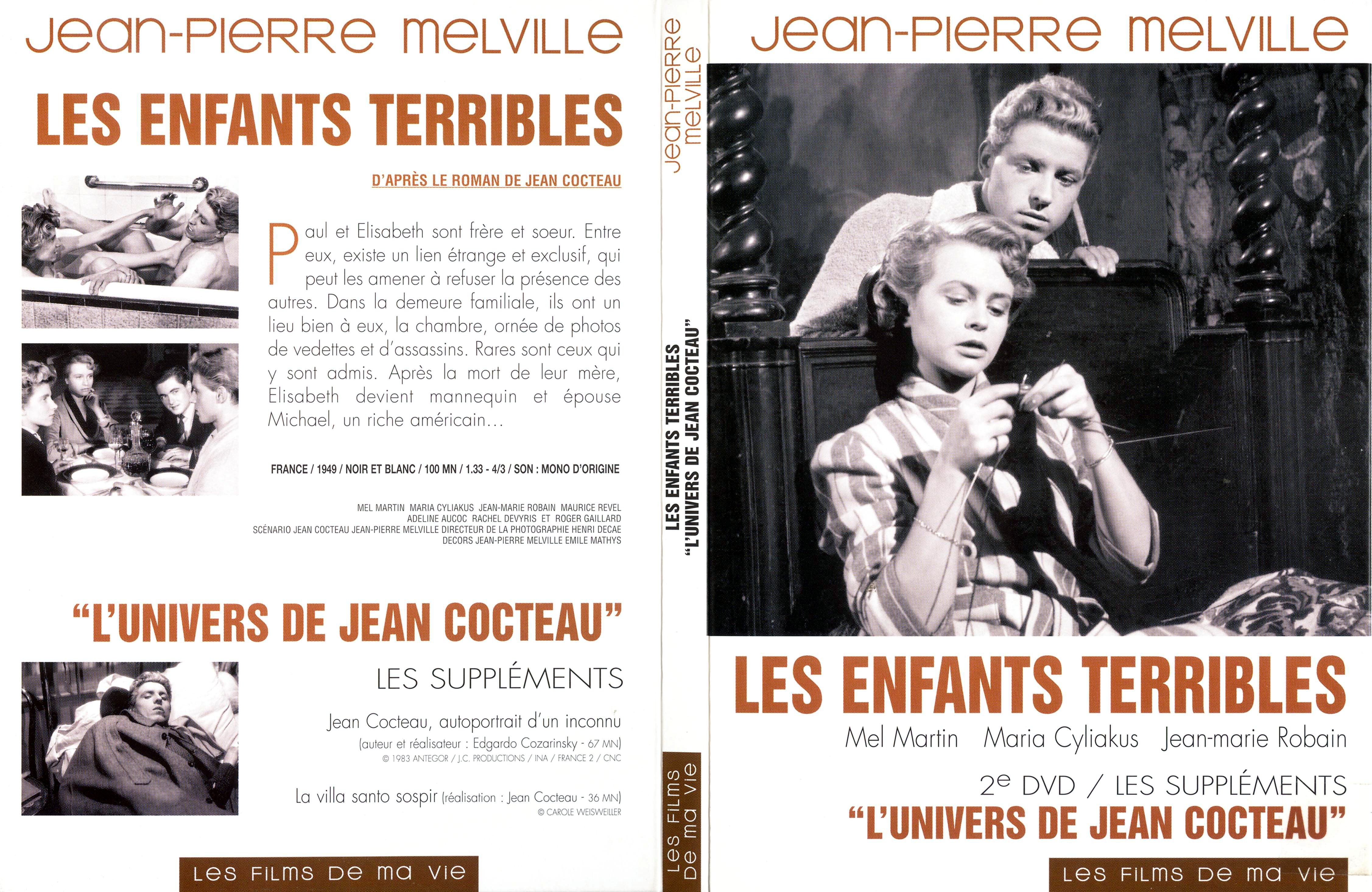 Jaquette DVD Les enfants terribles v2