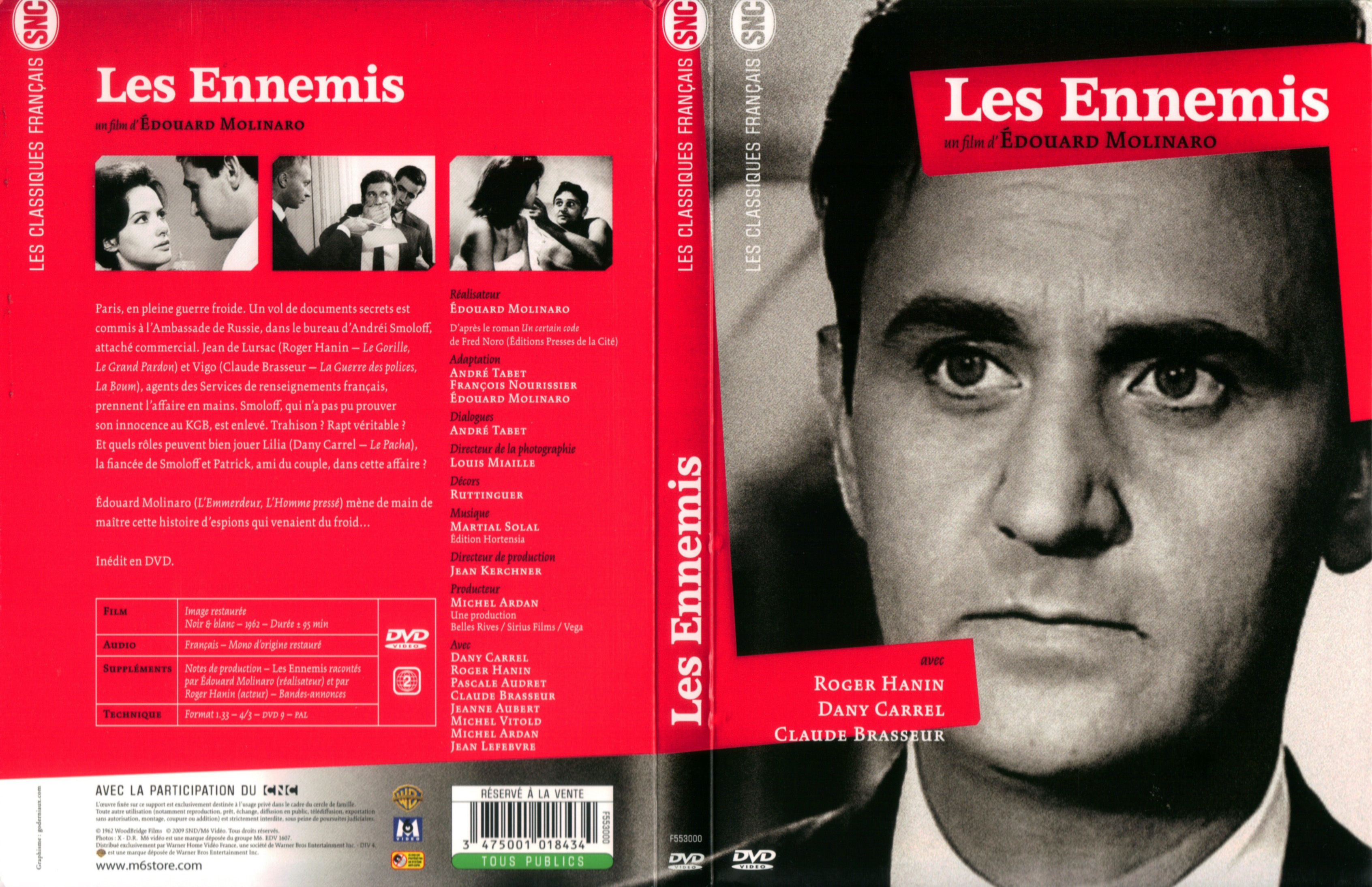 Jaquette DVD Les ennemis