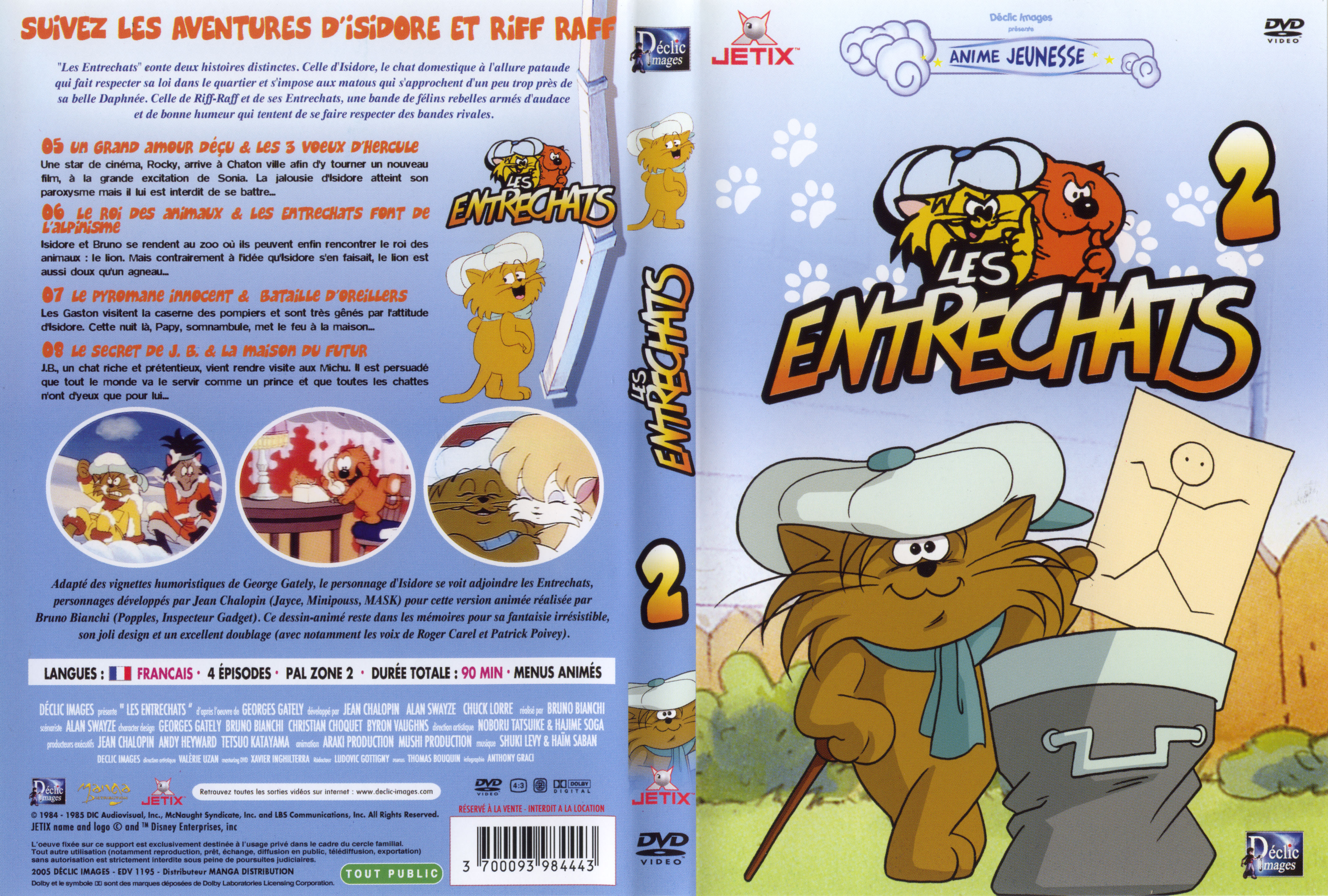 Jaquette DVD Les entrechats vol 02