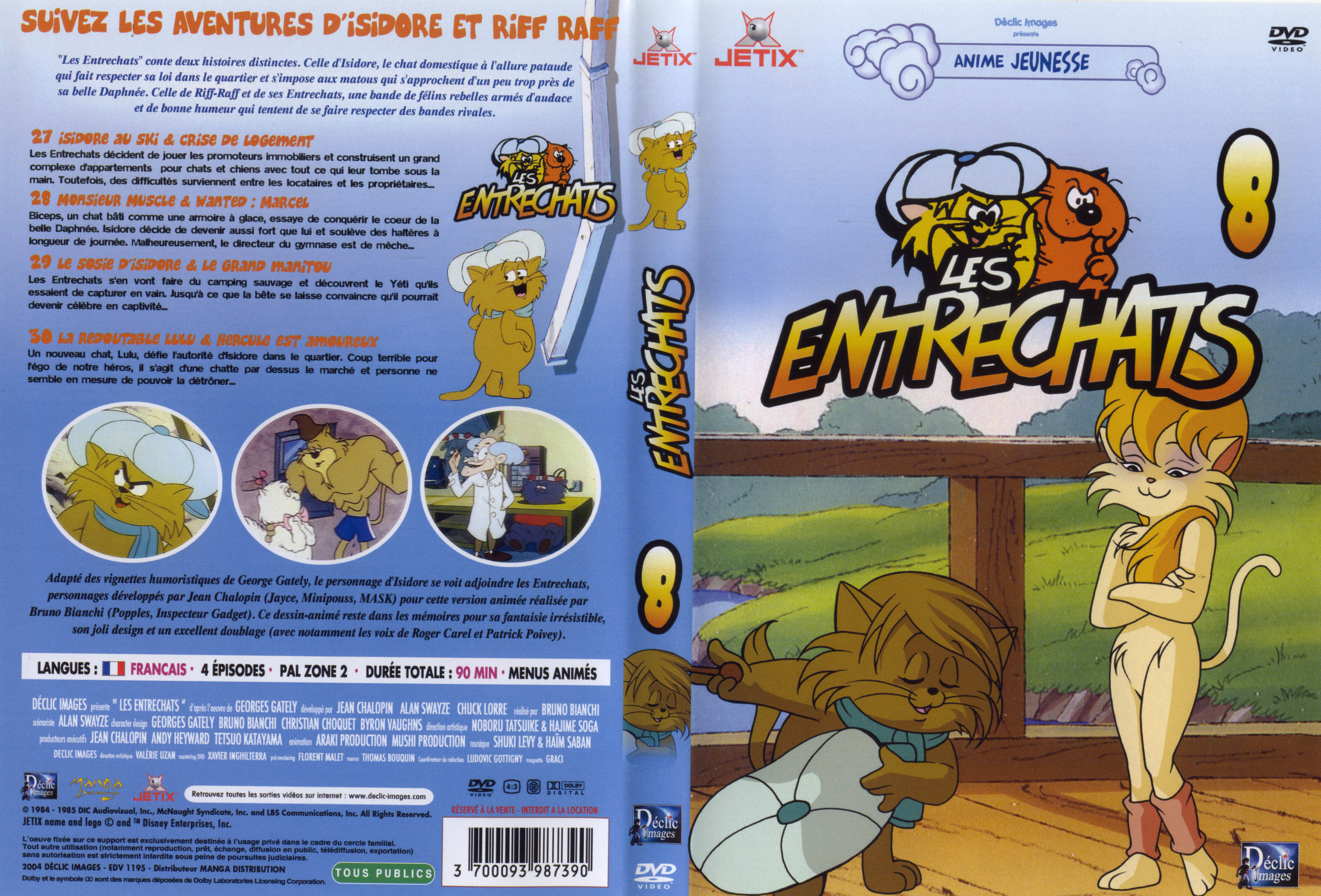 Jaquette DVD Les entrechats vol 08