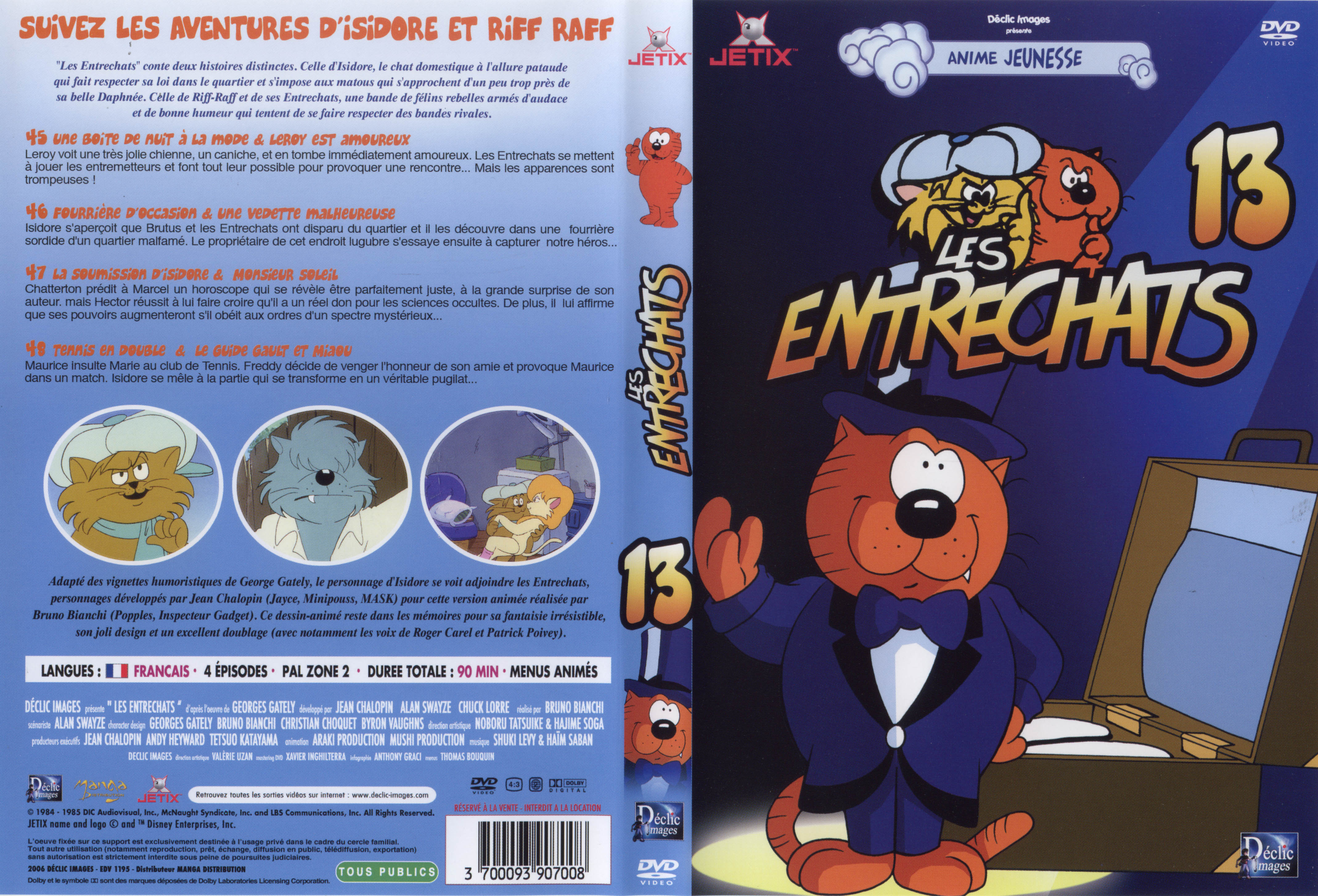 Jaquette DVD Les entrechats vol 13