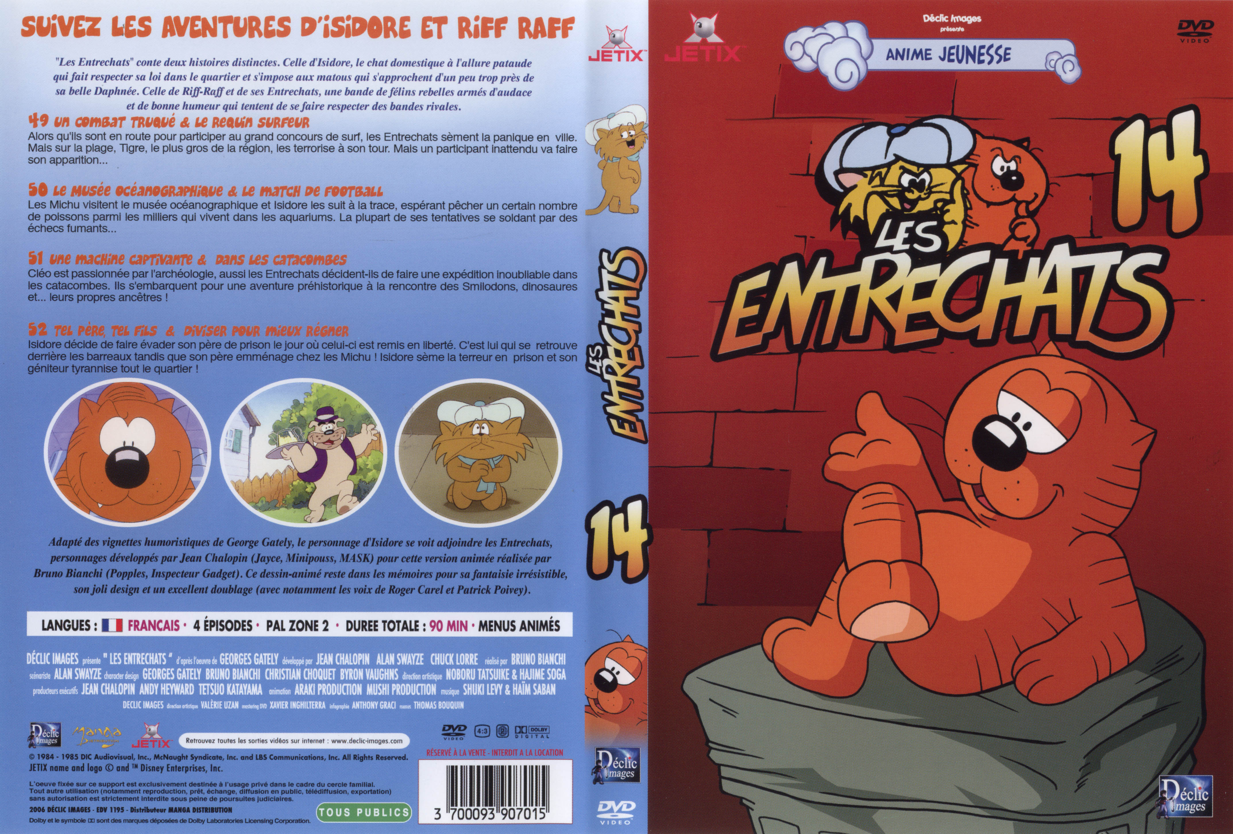 Jaquette DVD Les entrechats vol 14