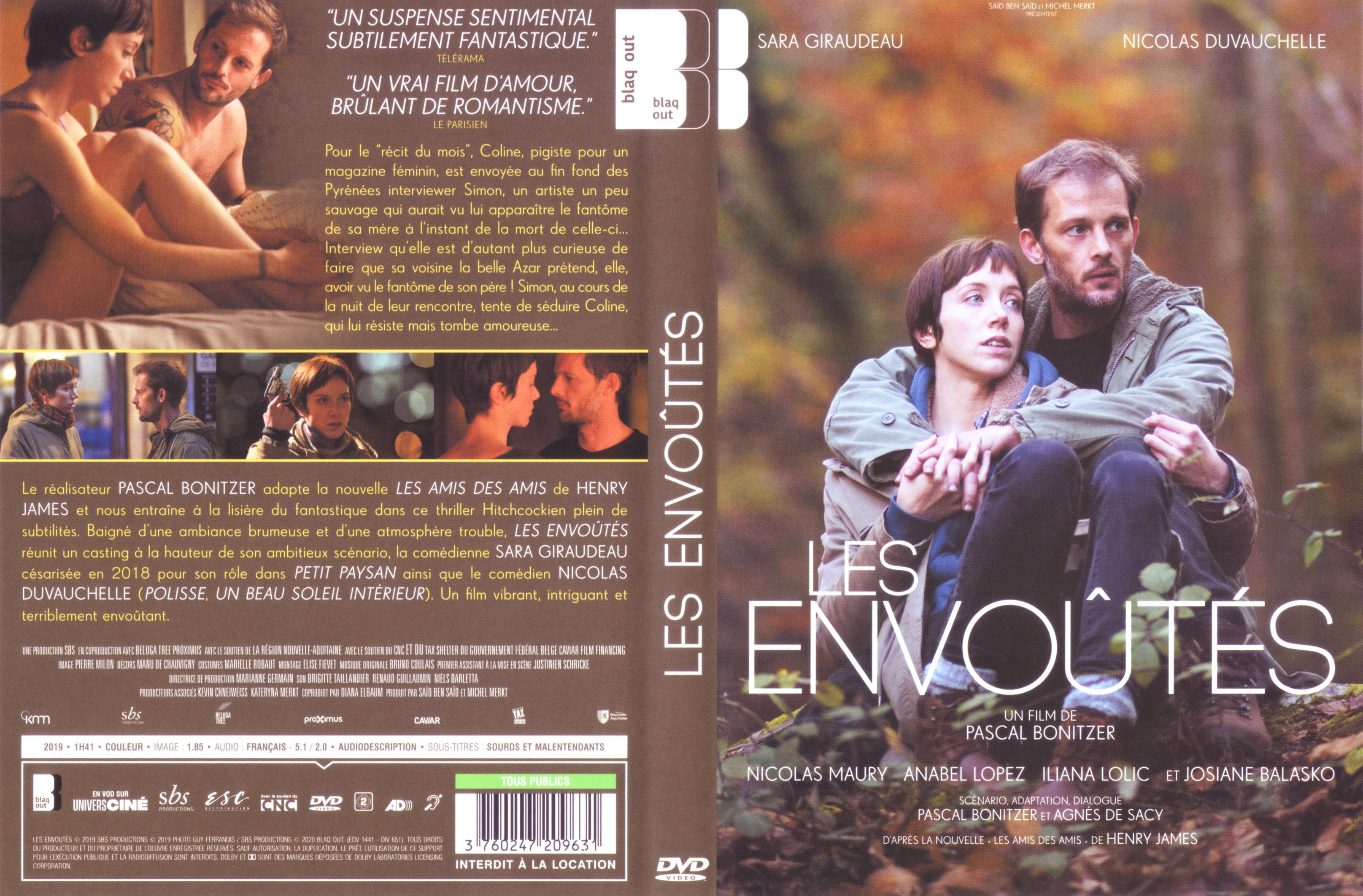 Jaquette DVD Les envouts (2019)