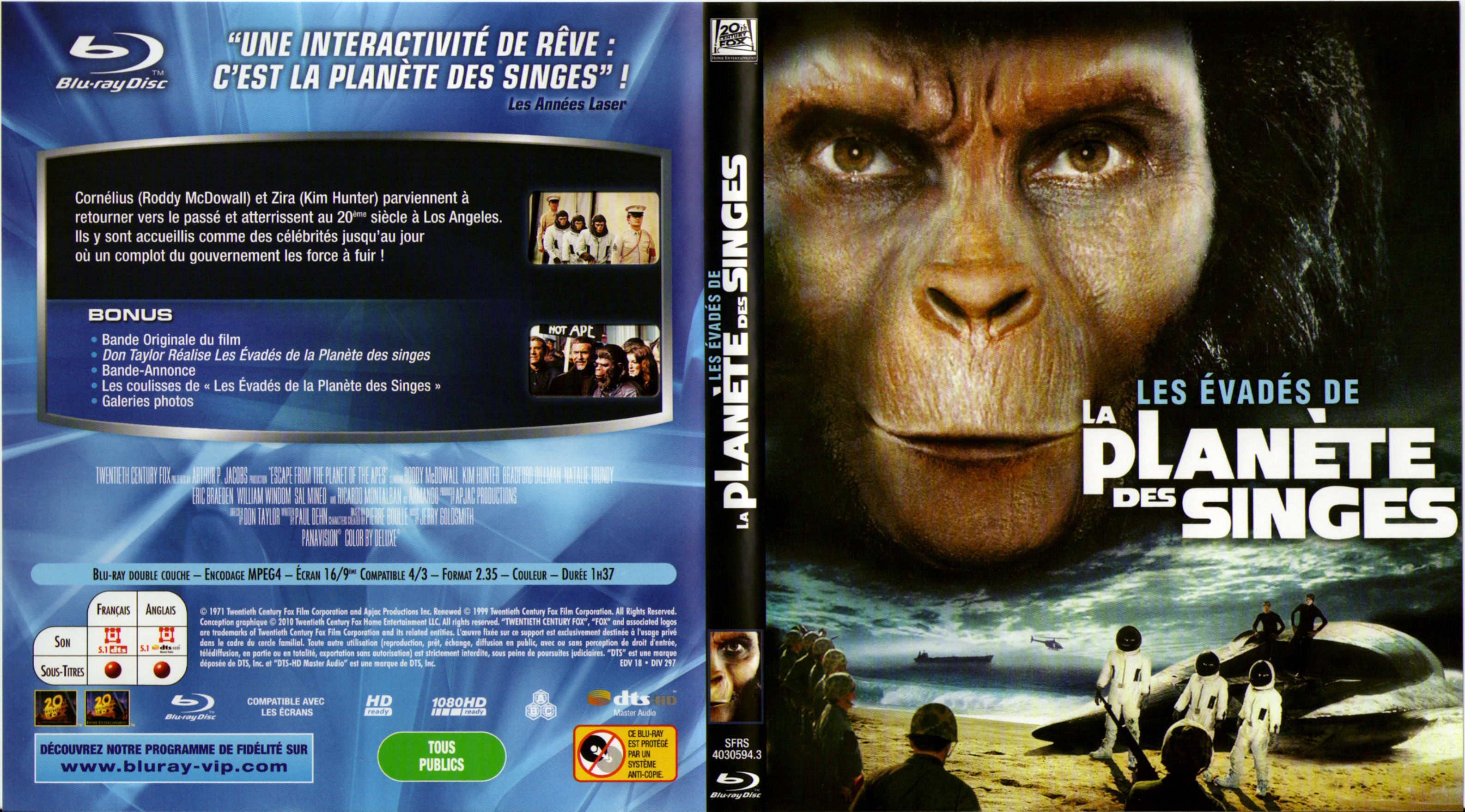 Les Evades De La Planete Des Singes [1971]