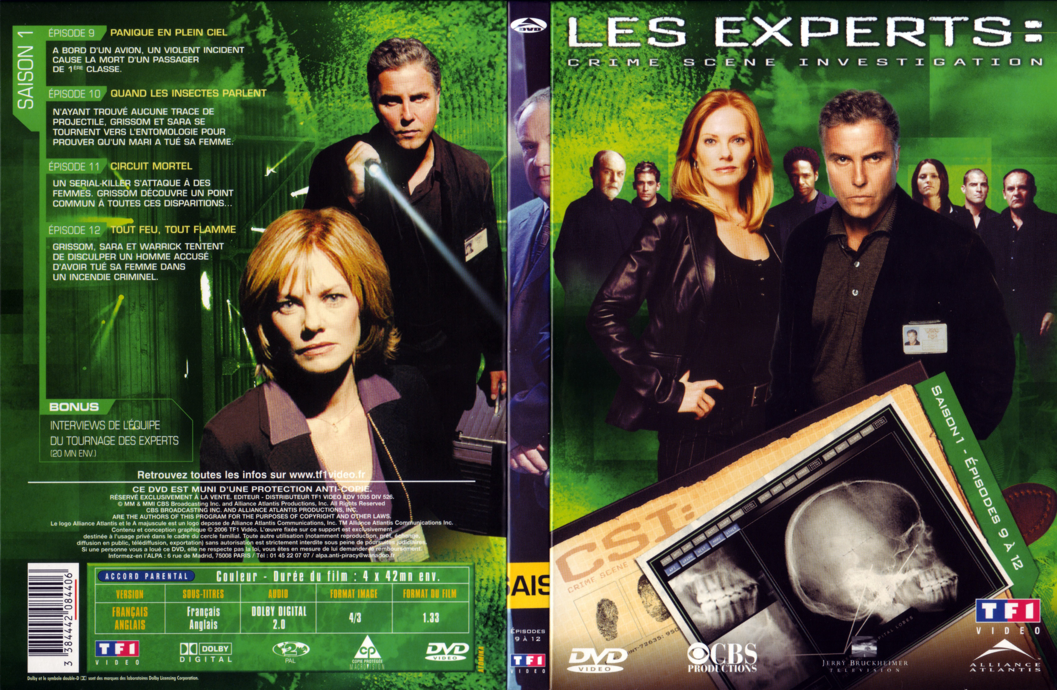 Jaquette DVD Les expert Saison 1 DVD 3