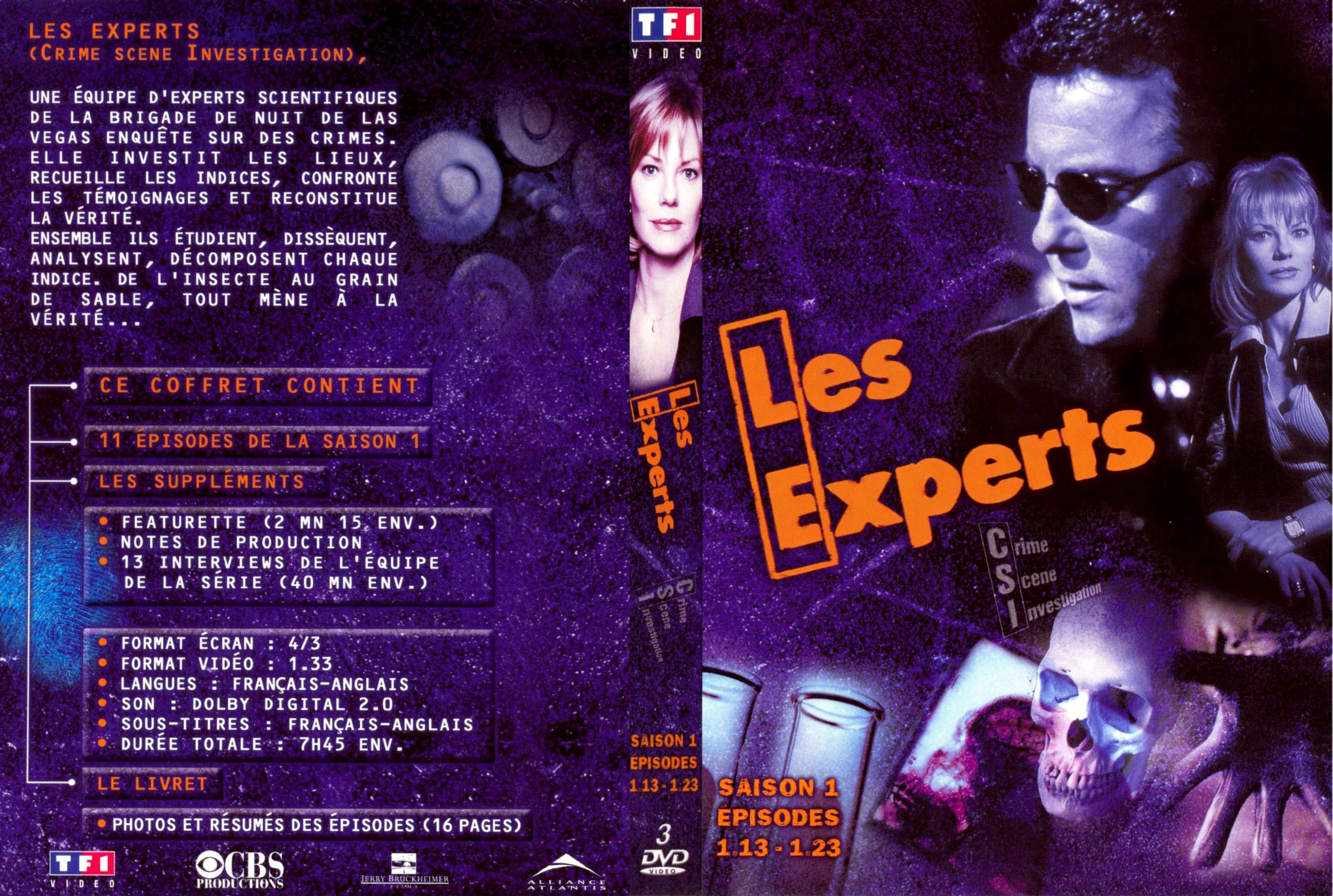 Jaquette DVD Les expert Saison 1 vol 2 COFFRET v2