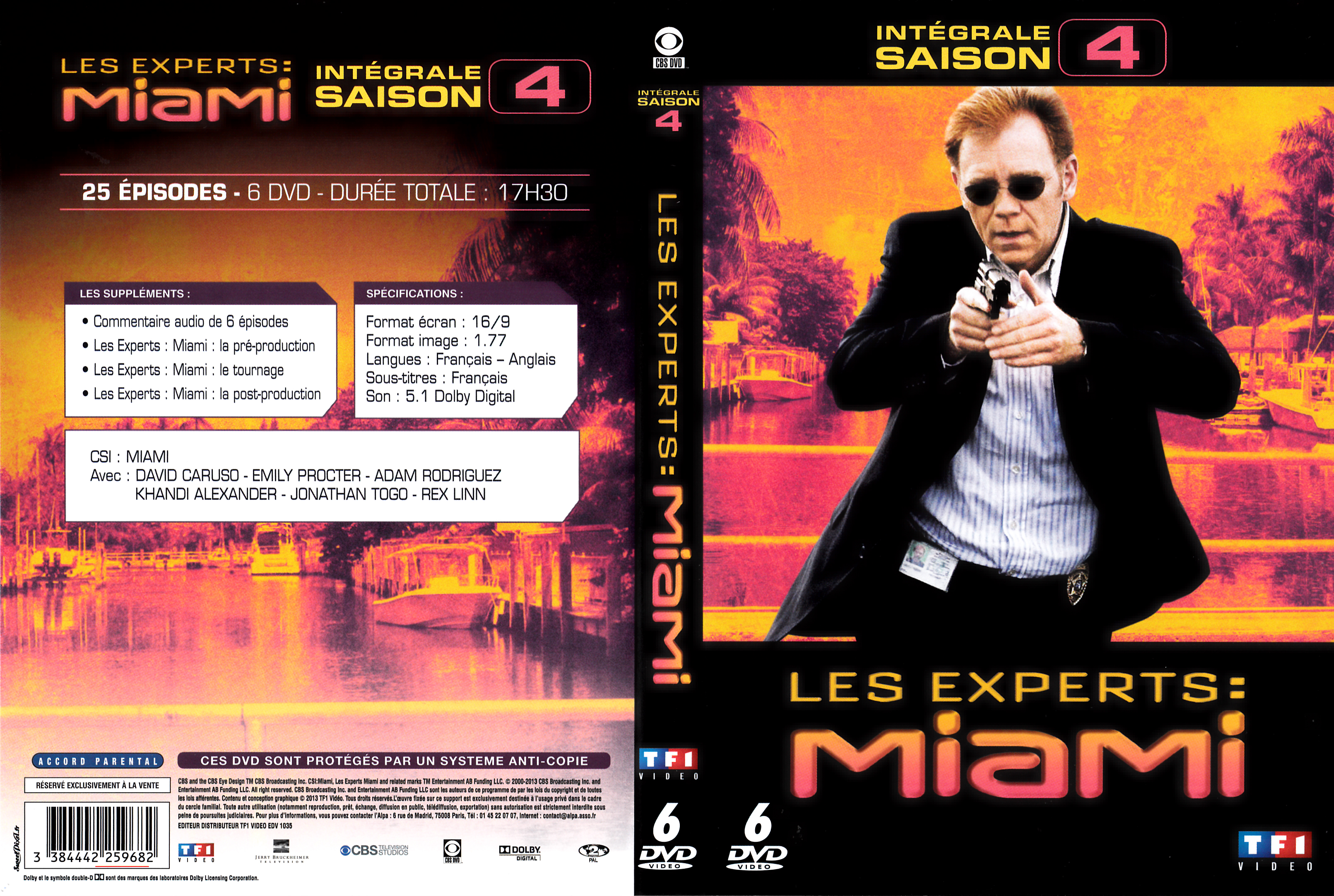 Jaquette DVD Les experts Miami Saison 04 COFFRET v2