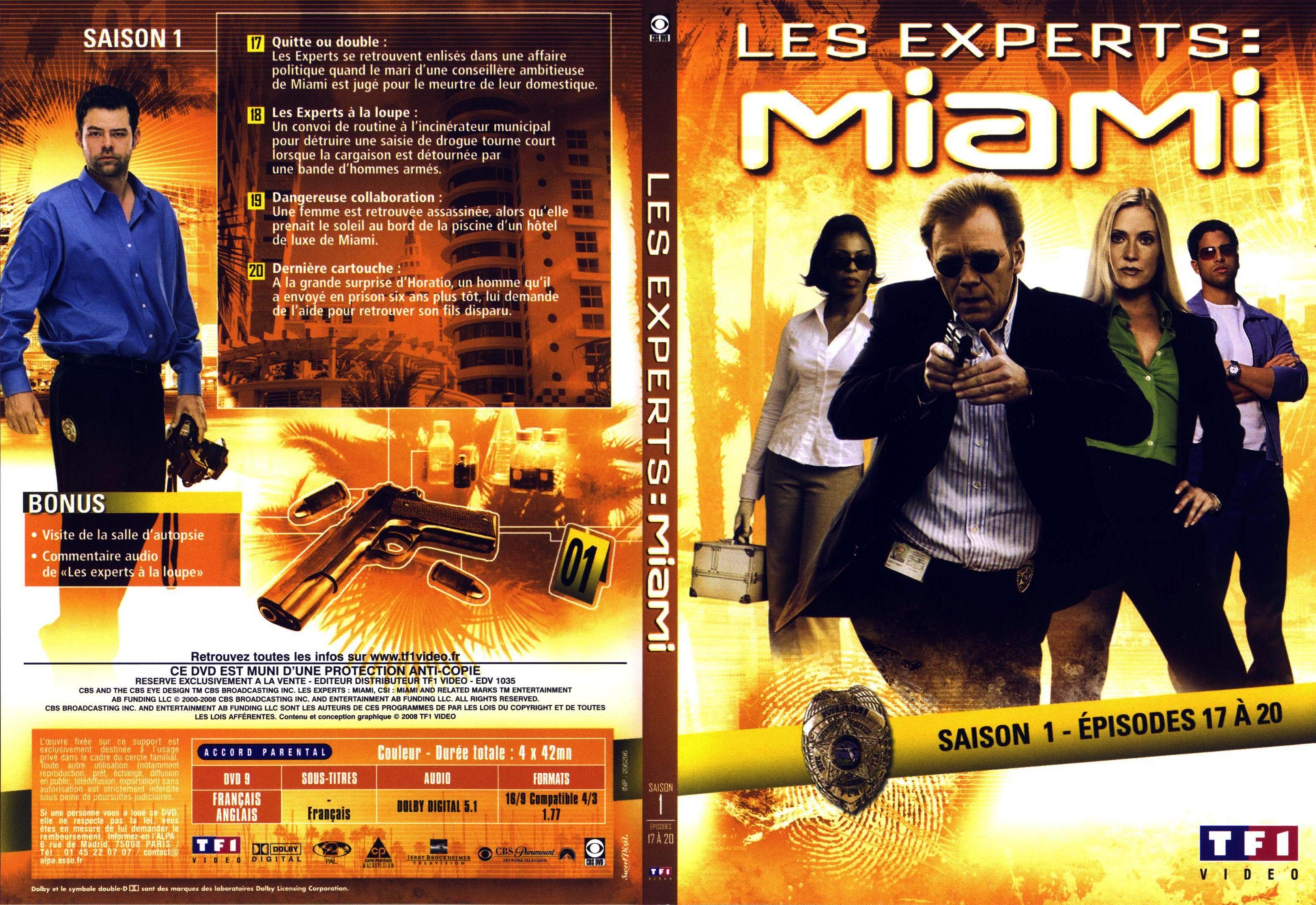 Jaquette DVD Les experts Miami Saison 1 vol 2 DVD 2 v2