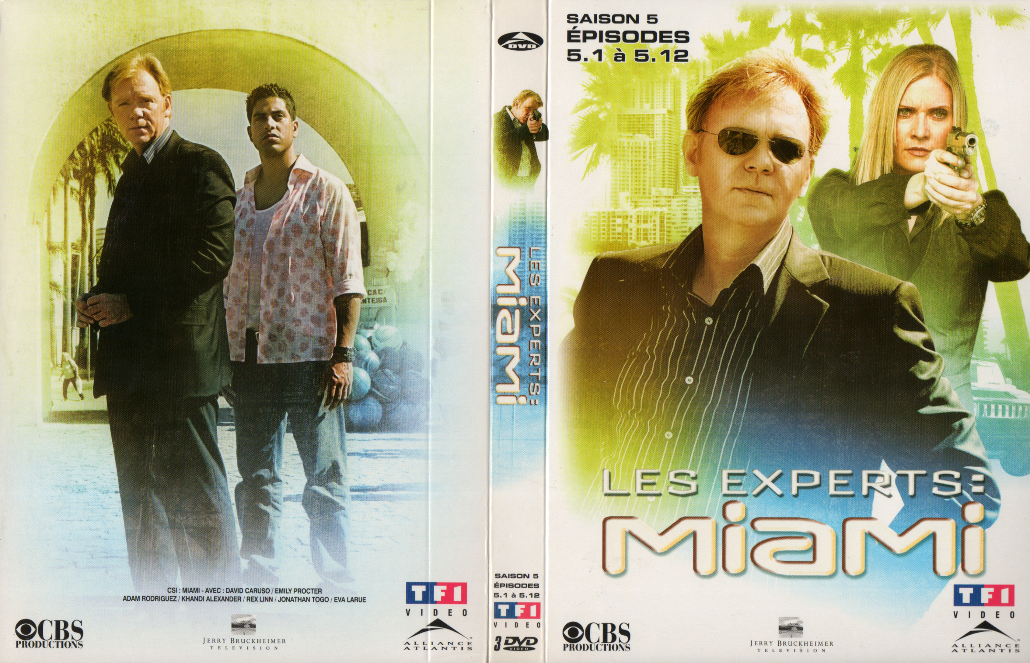 Jaquette DVD Les experts Miami Saison 5 Ep 1  12 COFFRET v2