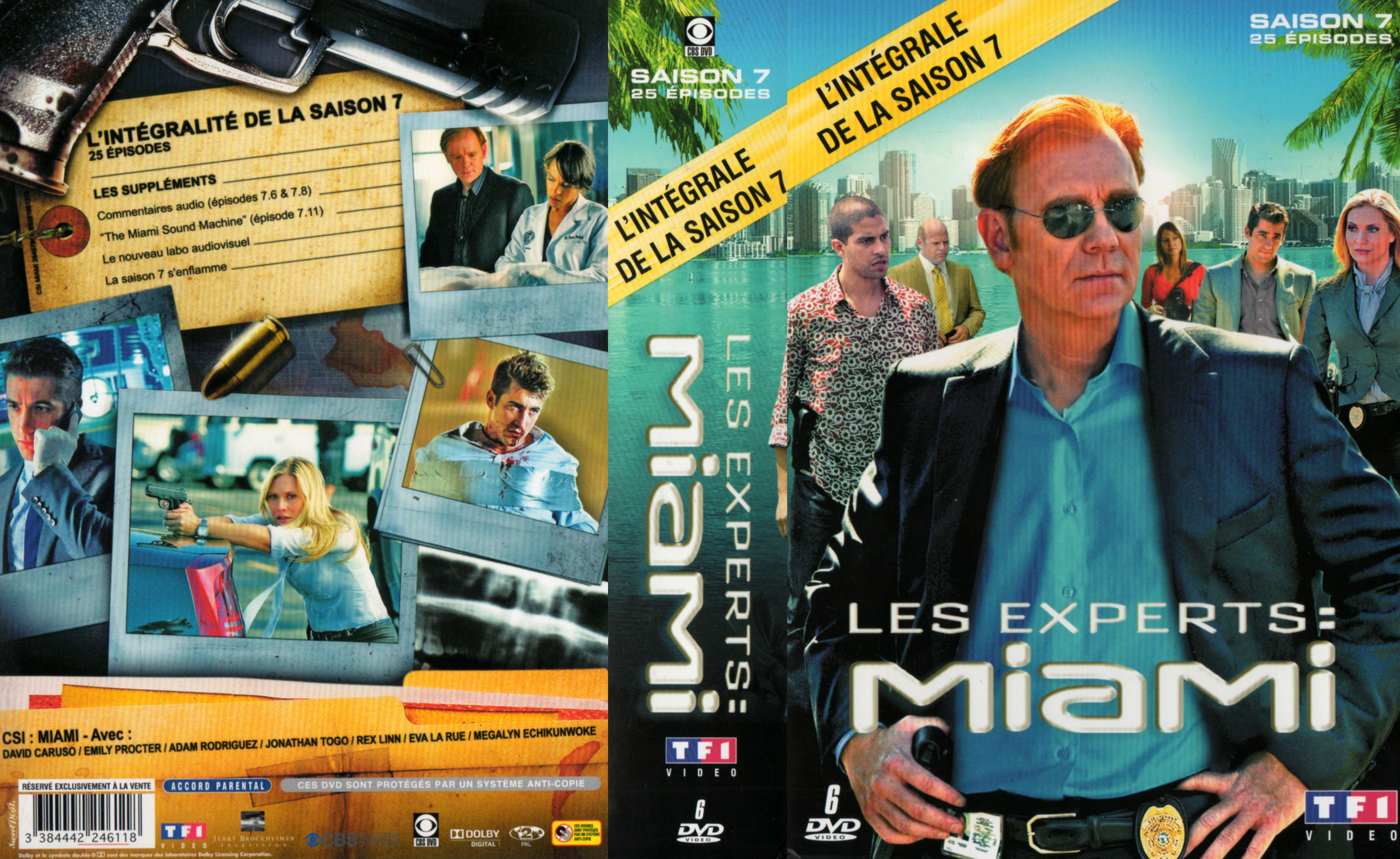 Jaquette DVD Les experts Miami Saison 7 COFFRET