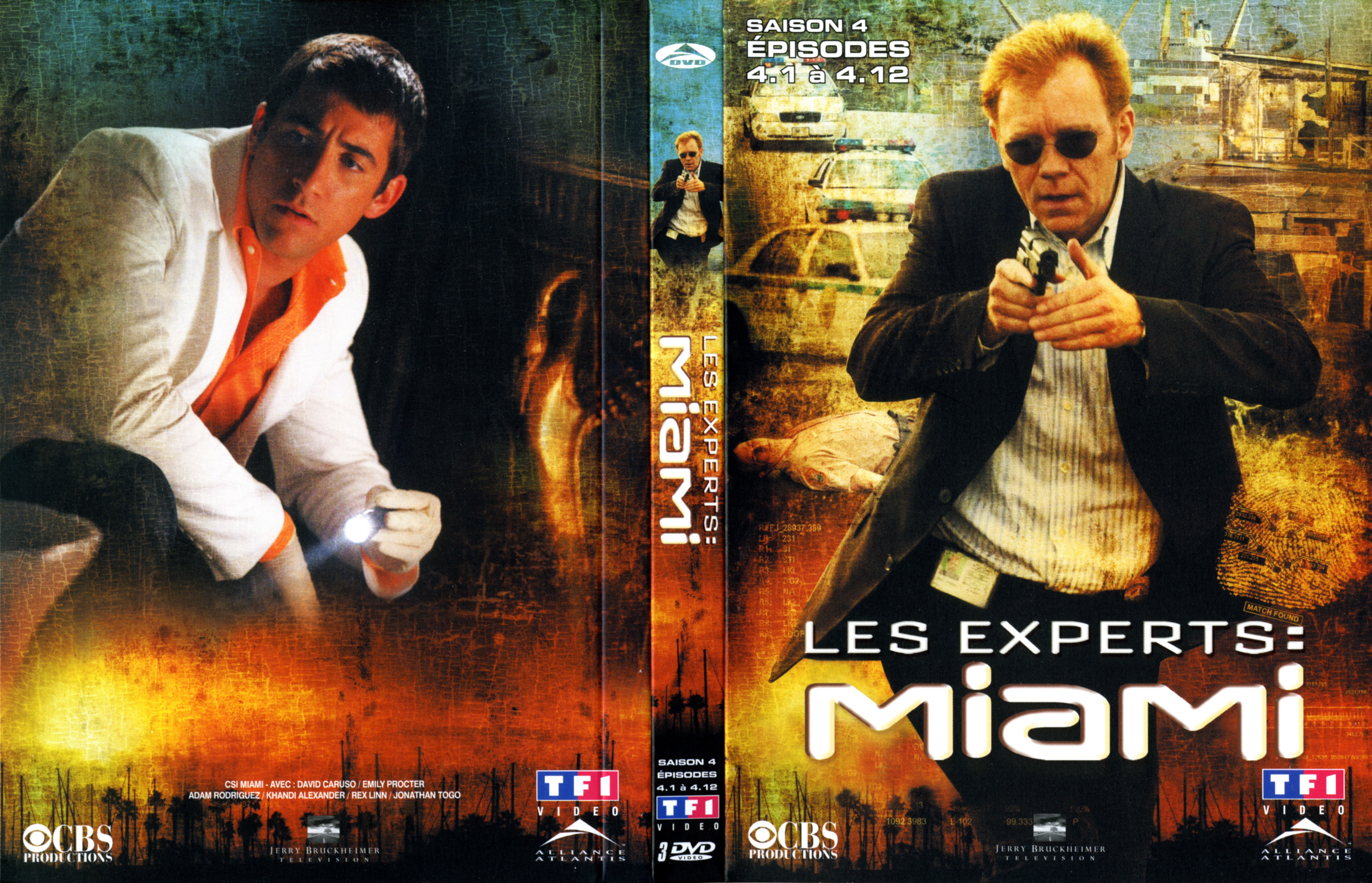 Jaquette DVD Les experts Miami saison 4 vol 1 COFFRET