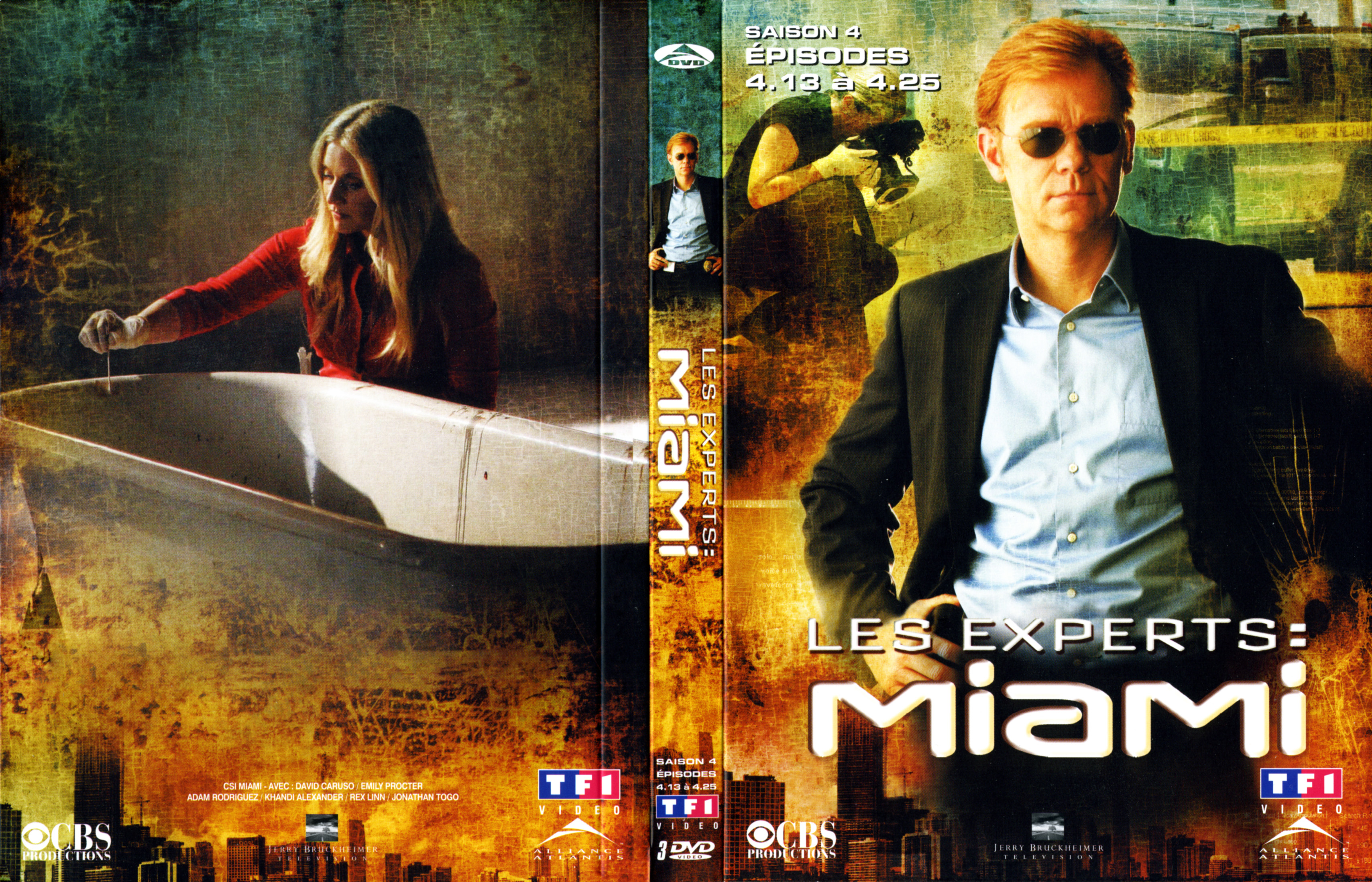 Jaquette DVD Les experts Miami saison 4 vol 2 COFFRET