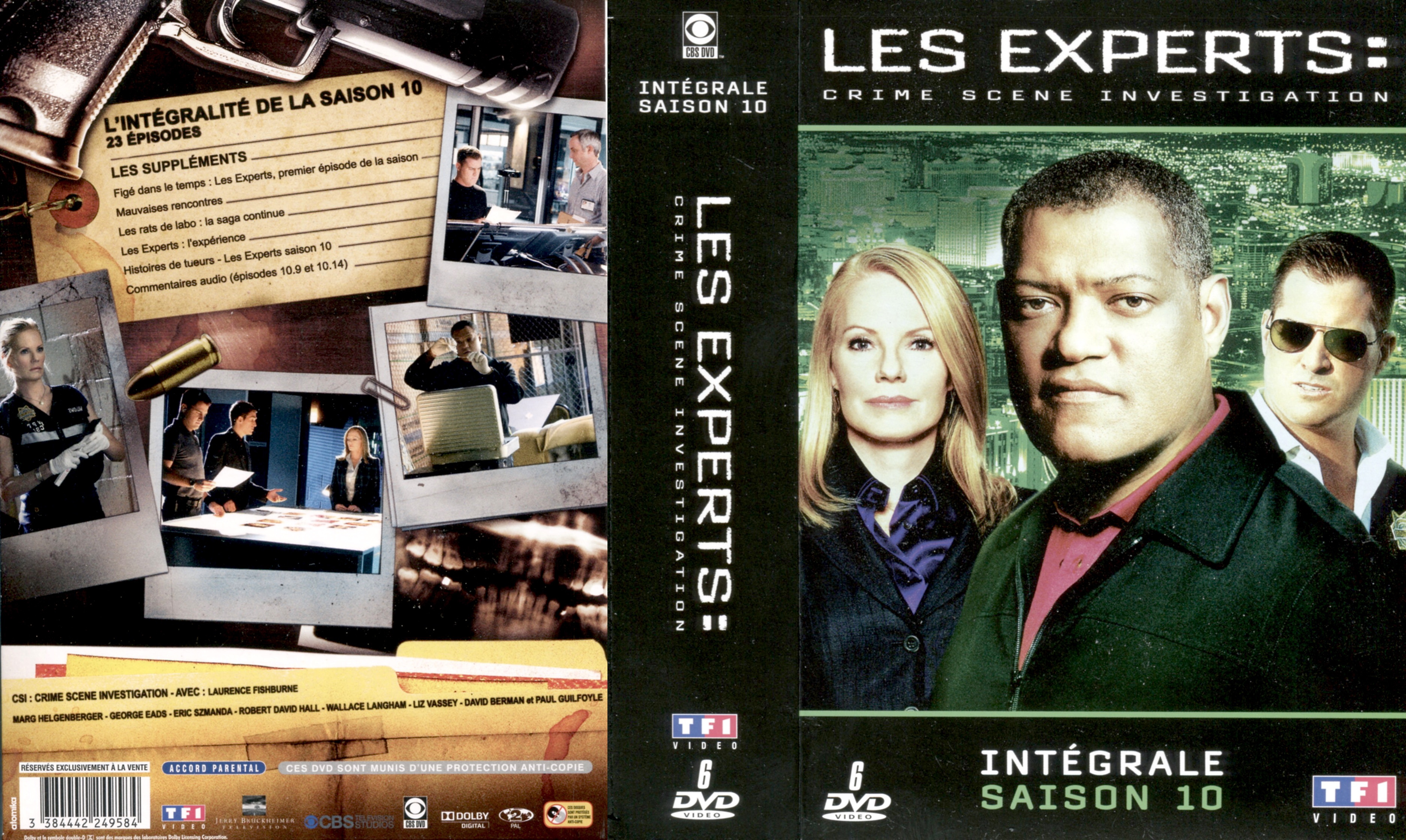 Jaquette DVD Les experts Saison 10 COFFRET