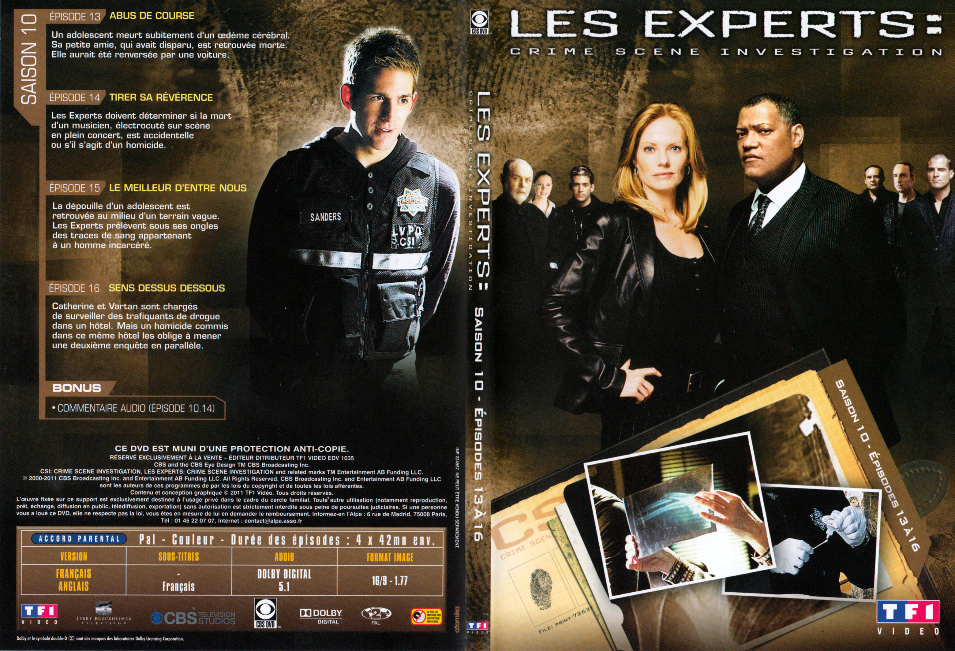 Jaquette DVD Les experts Saison 10 DVD 4