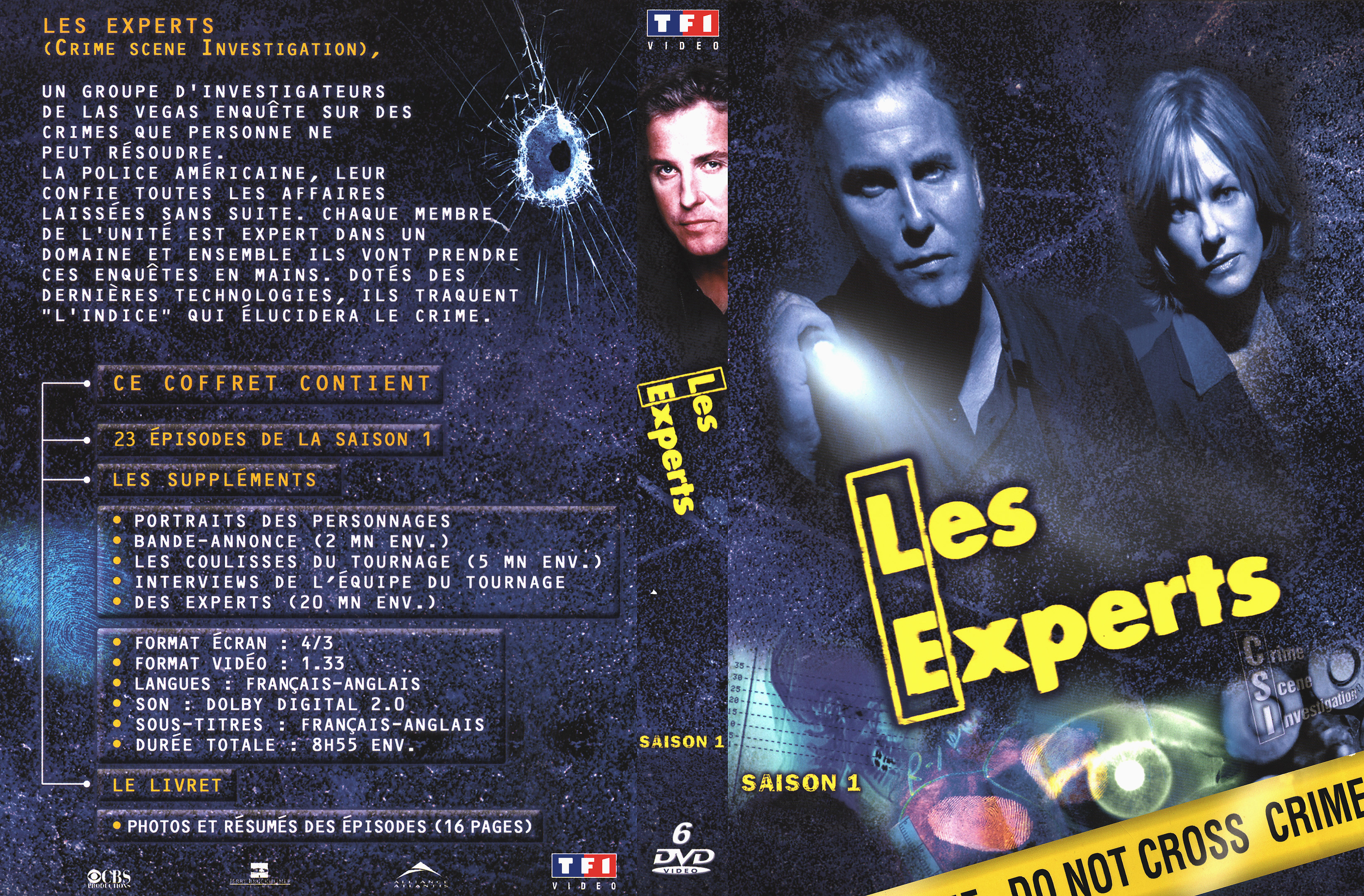 Jaquette DVD Les experts Saison 1 COFFRET