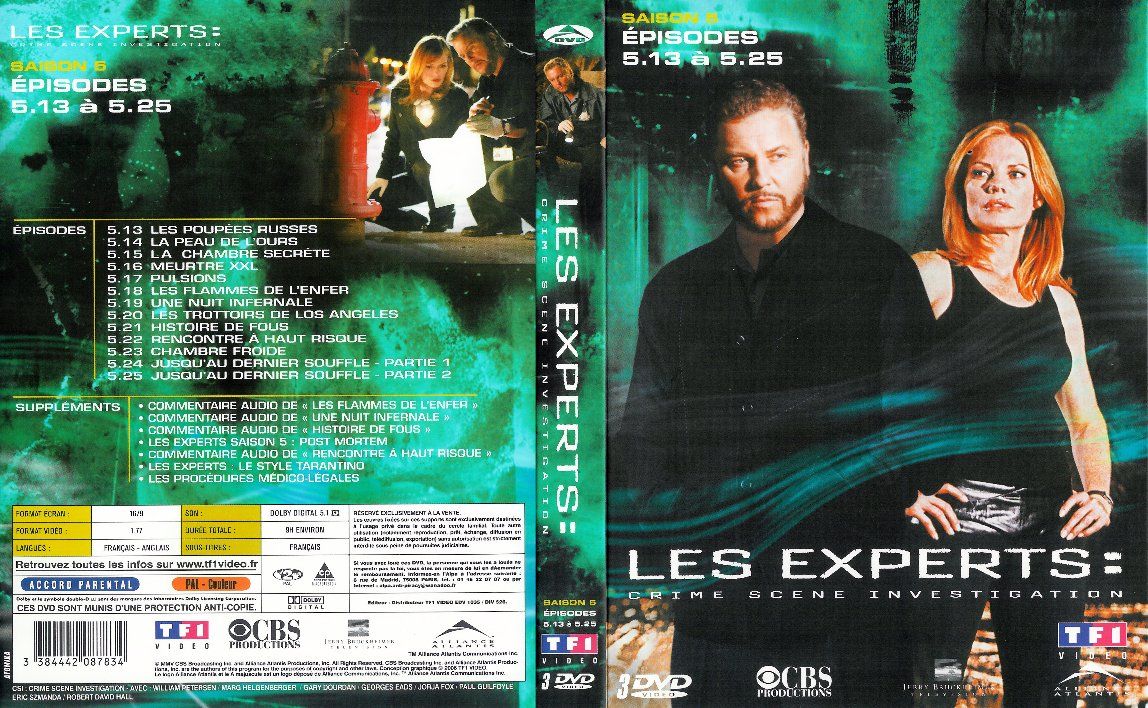 Jaquette DVD Les experts Saison 5 vol 2