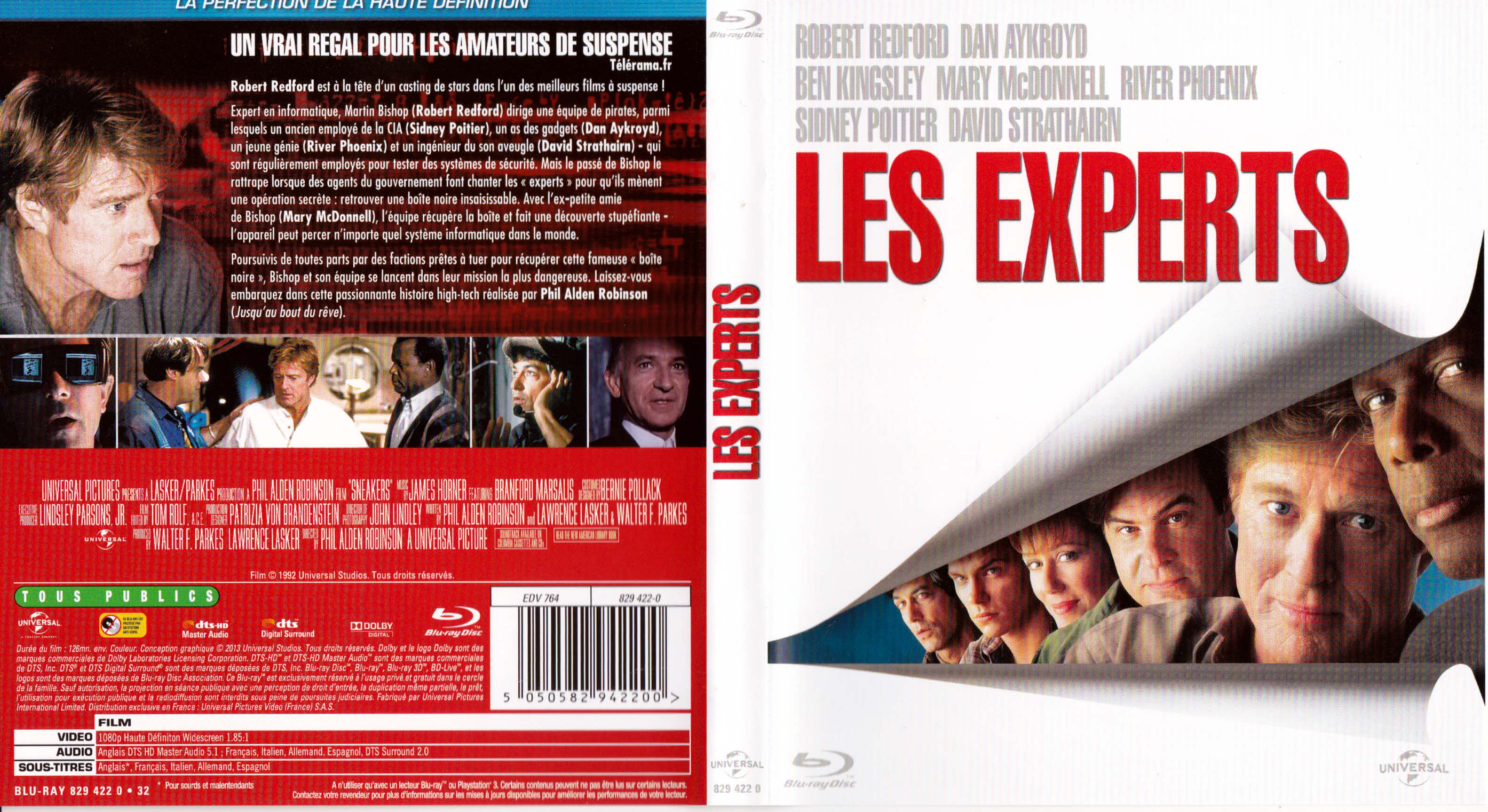 Jaquette DVD Les experts (BLU-RAY)