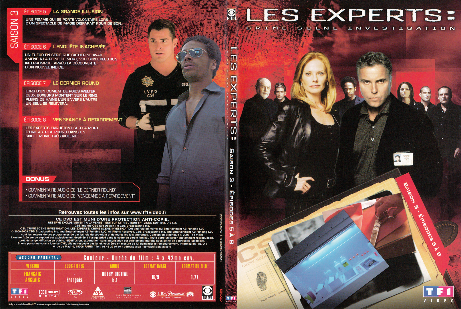 Jaquette DVD Les experts las vegas Saison 03 DVD 02 - SLIM