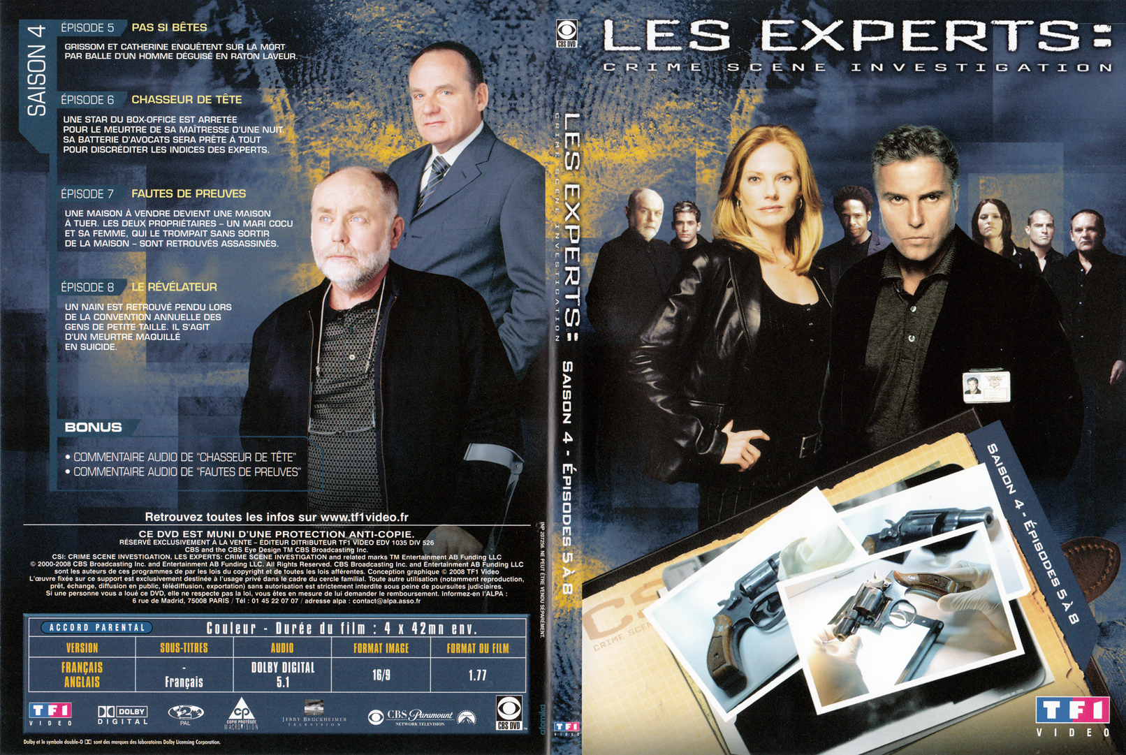 Jaquette DVD Les experts las vegas Saison 04 DVD 02 - SLIM