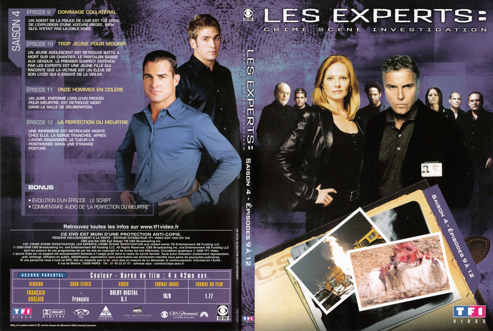 Jaquette DVD Les experts las vegas Saison 04 DVD 03 - SLIM