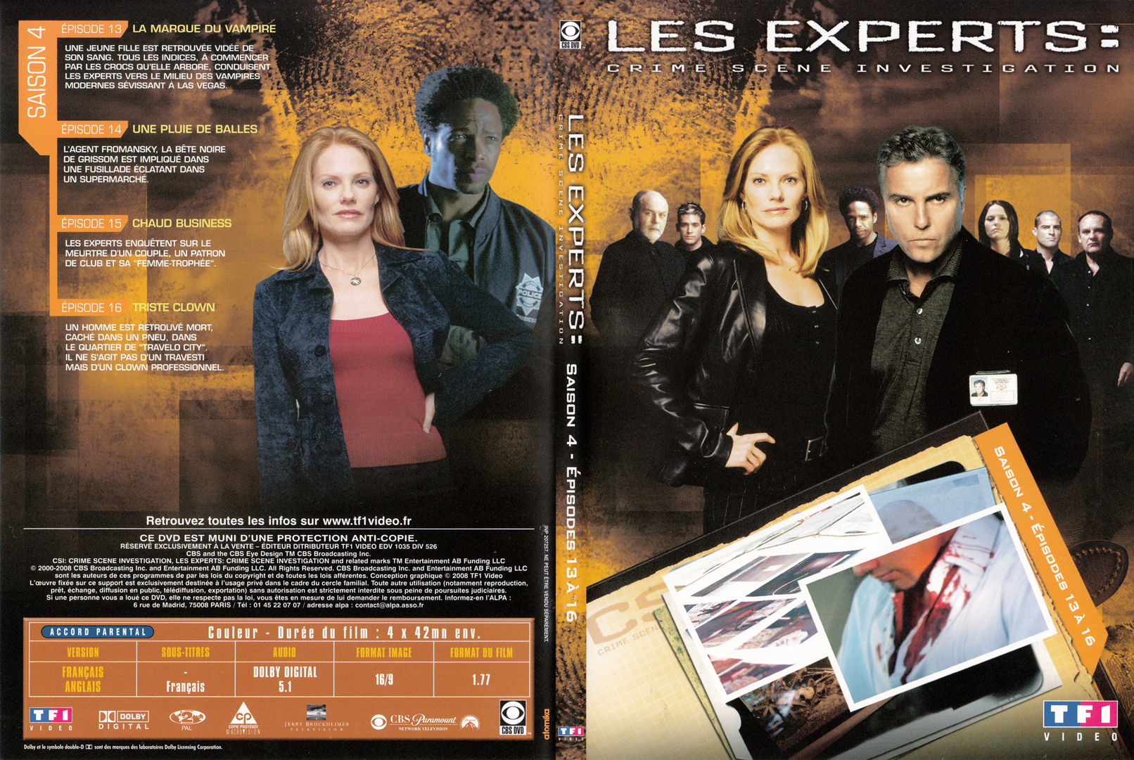 Jaquette DVD Les experts las vegas Saison 04 DVD 04 - SLIM