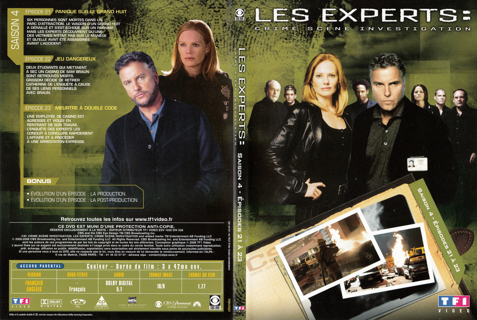 Jaquette DVD Les experts las vegas Saison 04 DVD 06 - SLIM