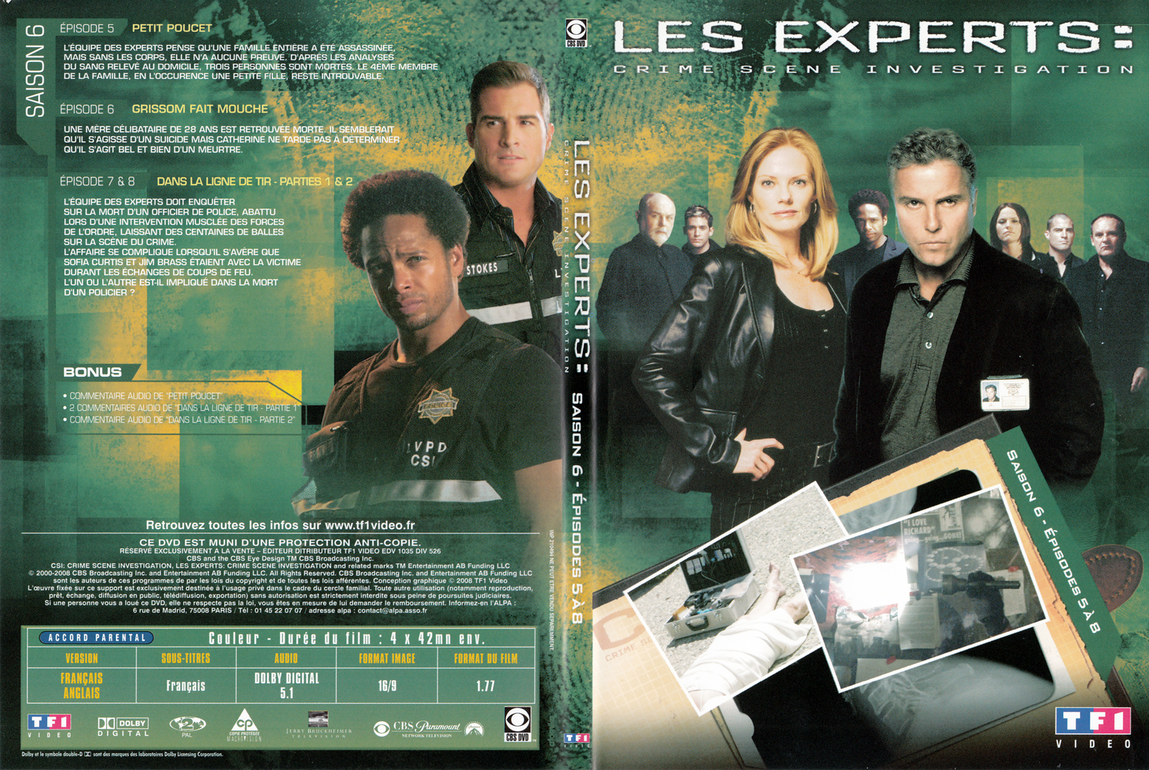 Jaquette DVD Les experts las vegas Saison 06 DVD 02 - SLIM