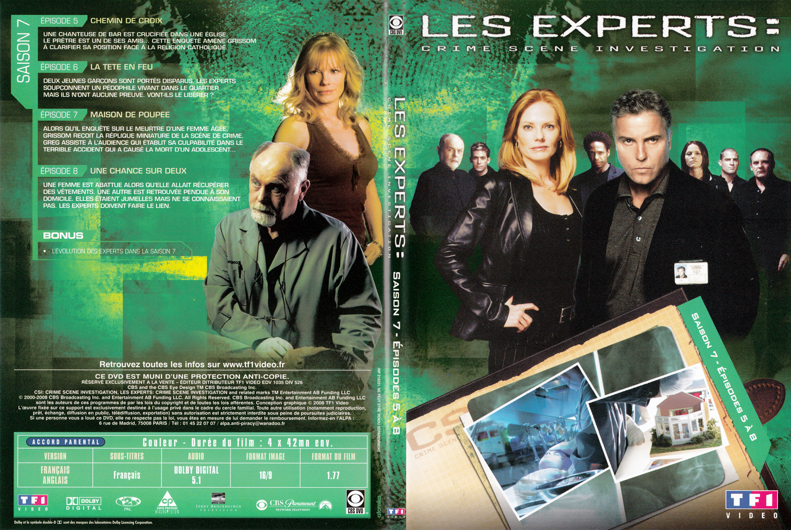 Jaquette DVD Les experts las vegas Saison 07 DVD 02 - SLIM