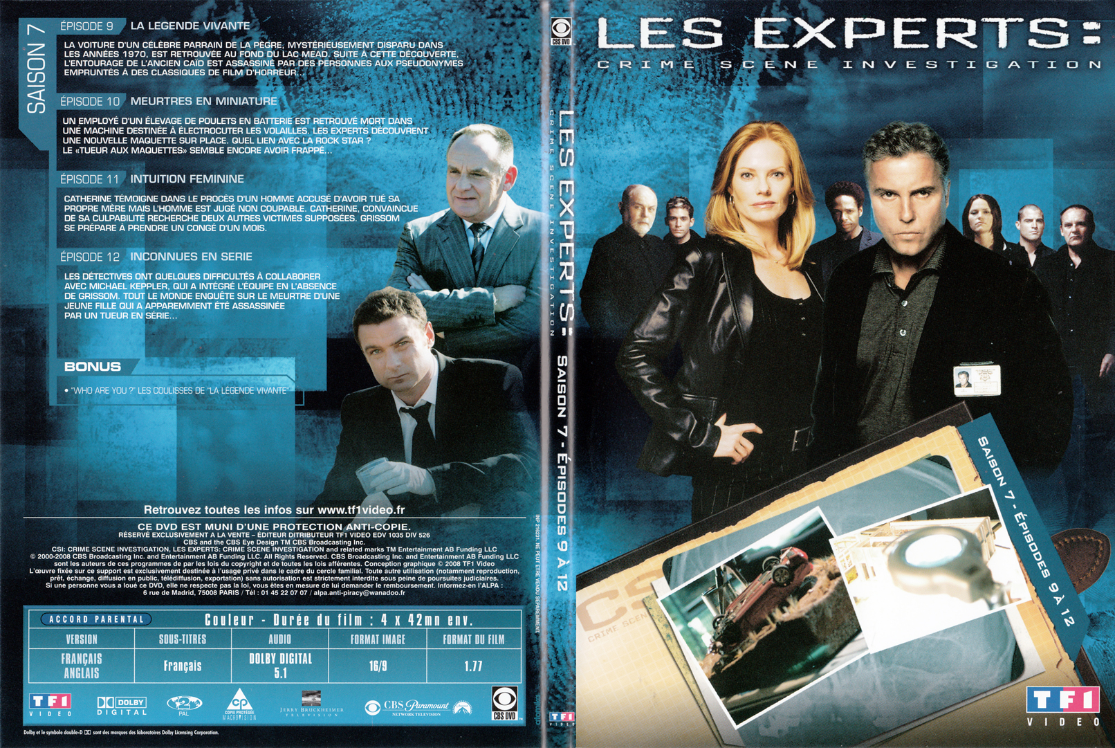 Jaquette DVD Les experts las vegas Saison 07 DVD 03 - SLIM