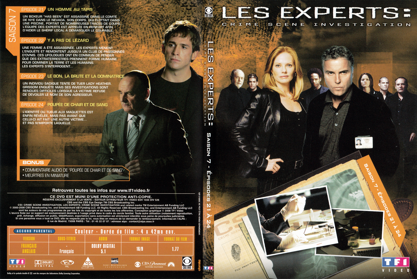 Jaquette DVD Les experts las vegas Saison 07 DVD 06 - SLIM