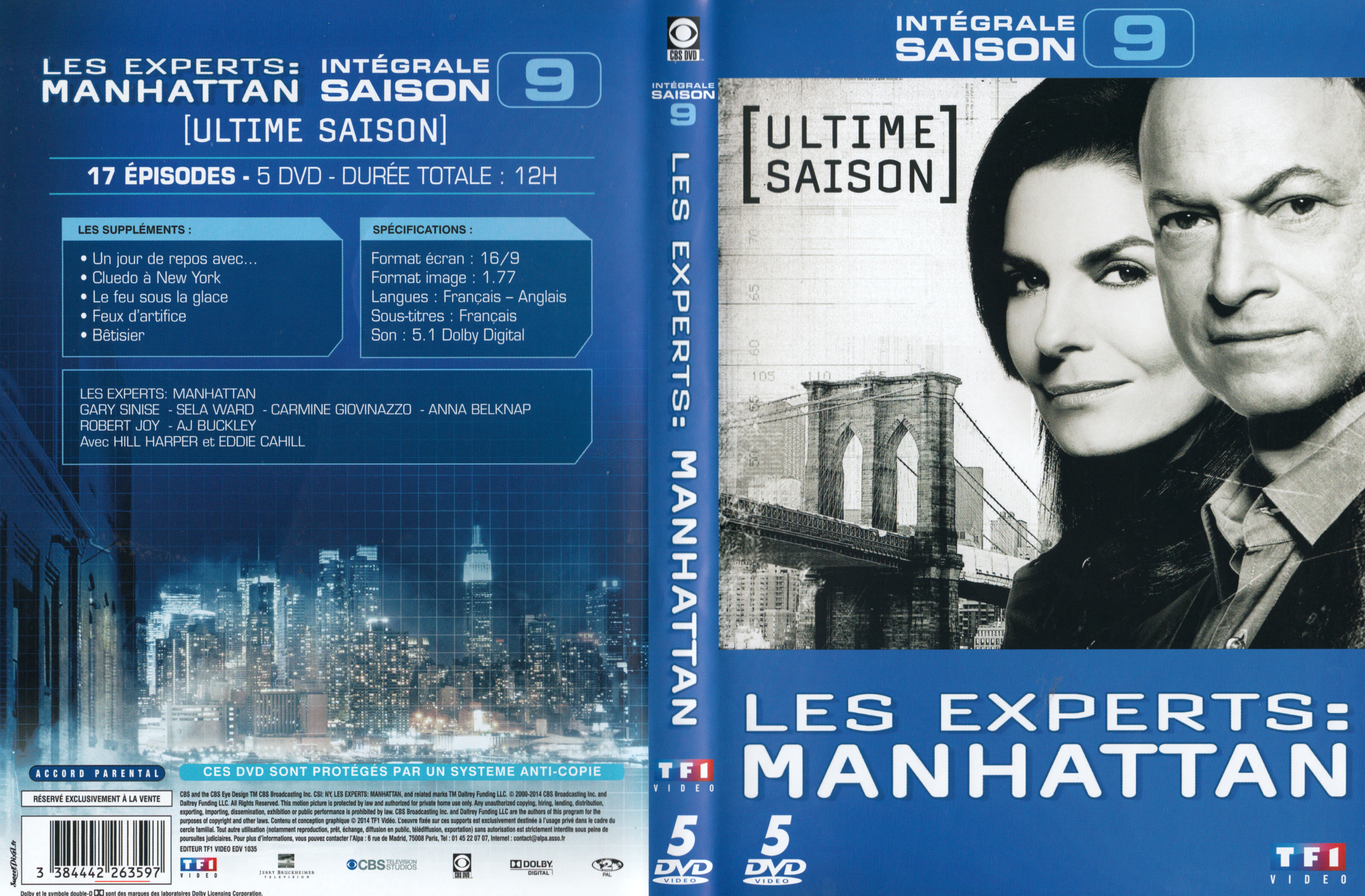 Jaquette DVD Les experts manhattan Saison 9 COFFRET