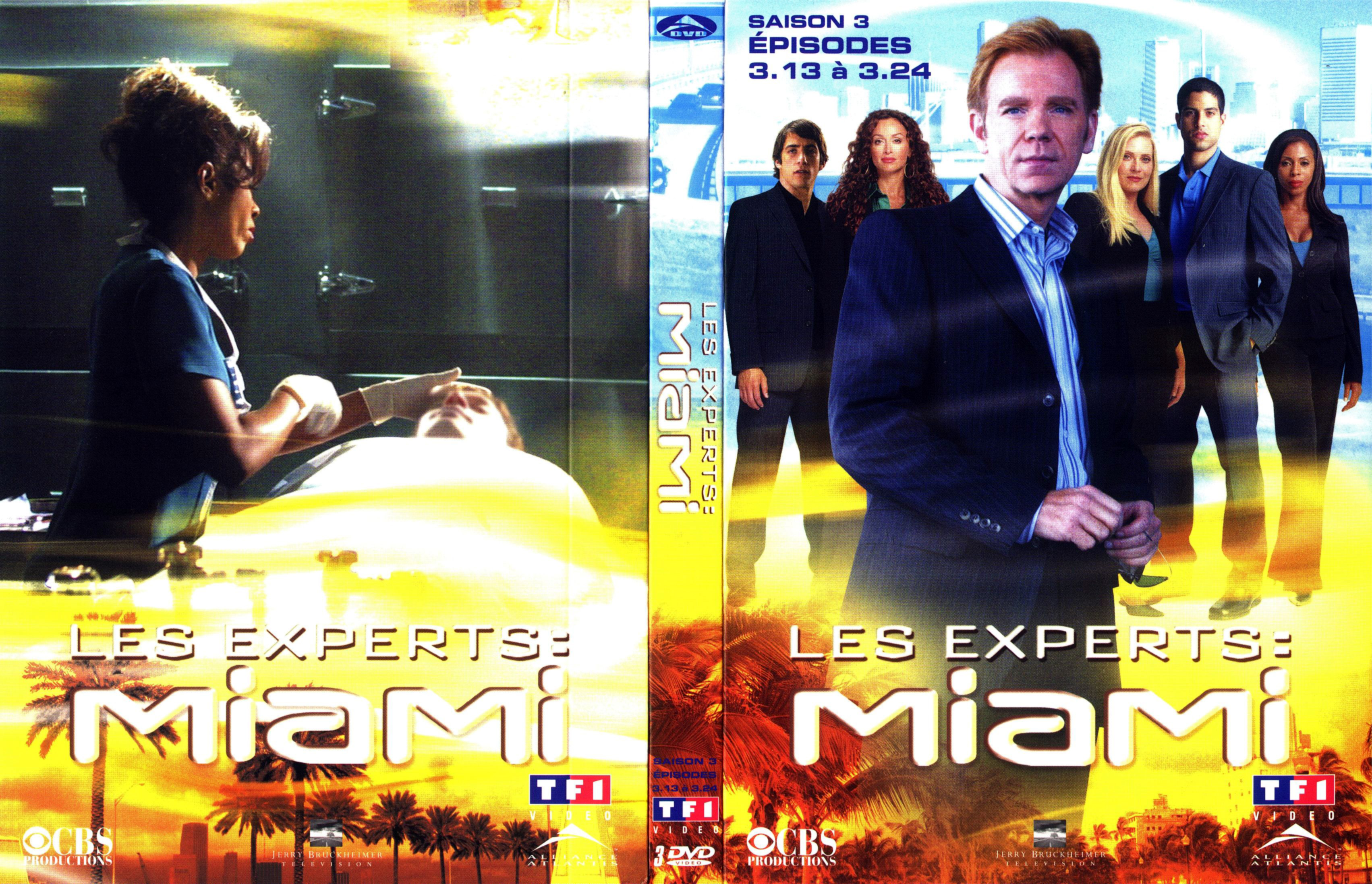 Jaquette DVD Les experts miami saison 3 vol 2 COFFRET