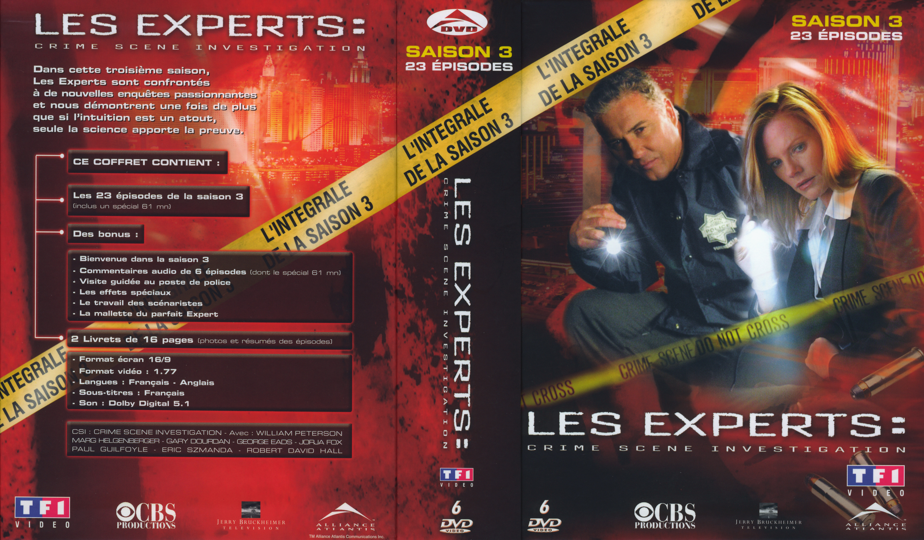 Jaquette DVD Les experts saison 3 COFFRET