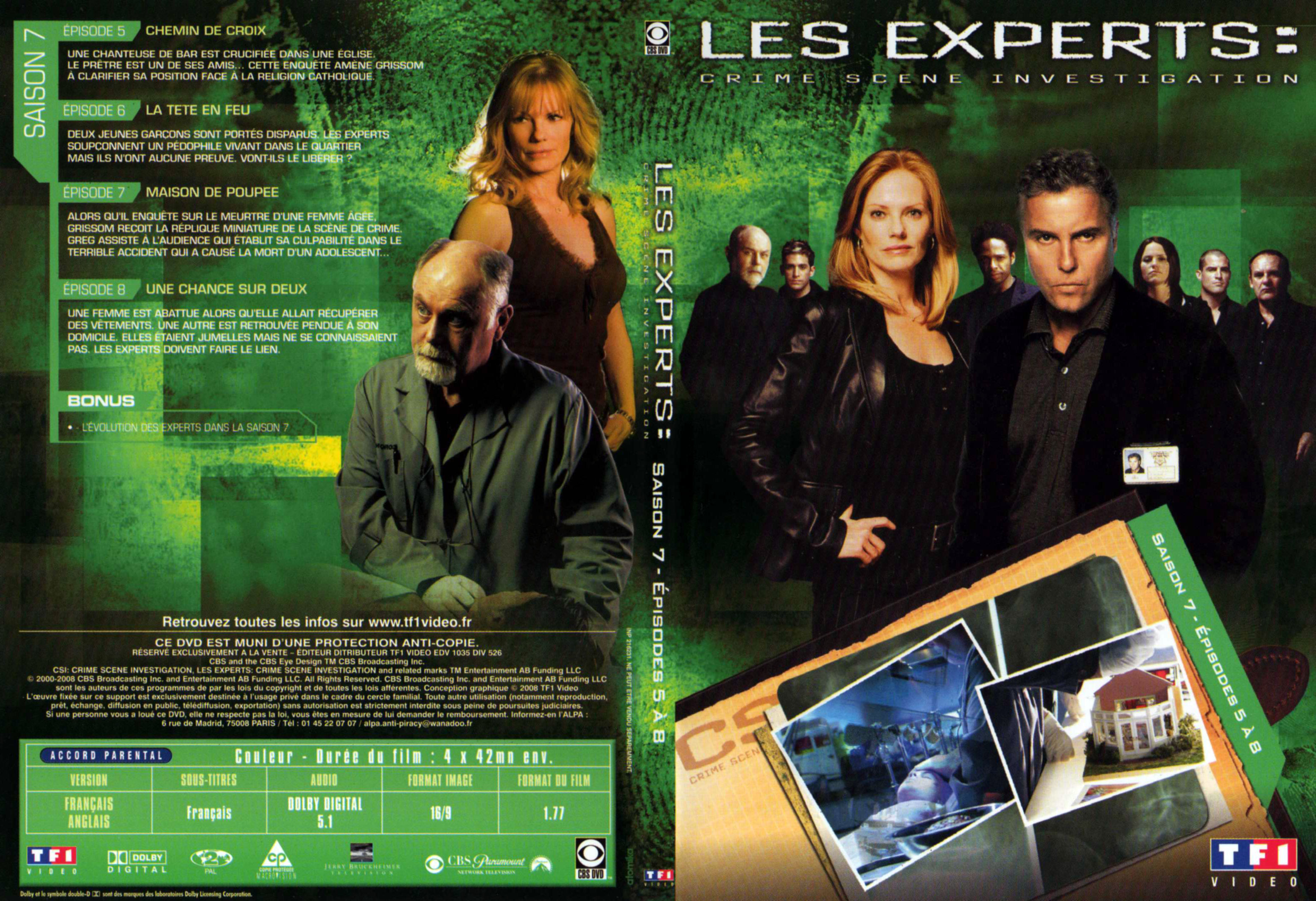 Jaquette DVD Les experts saison 7 DVD 2
