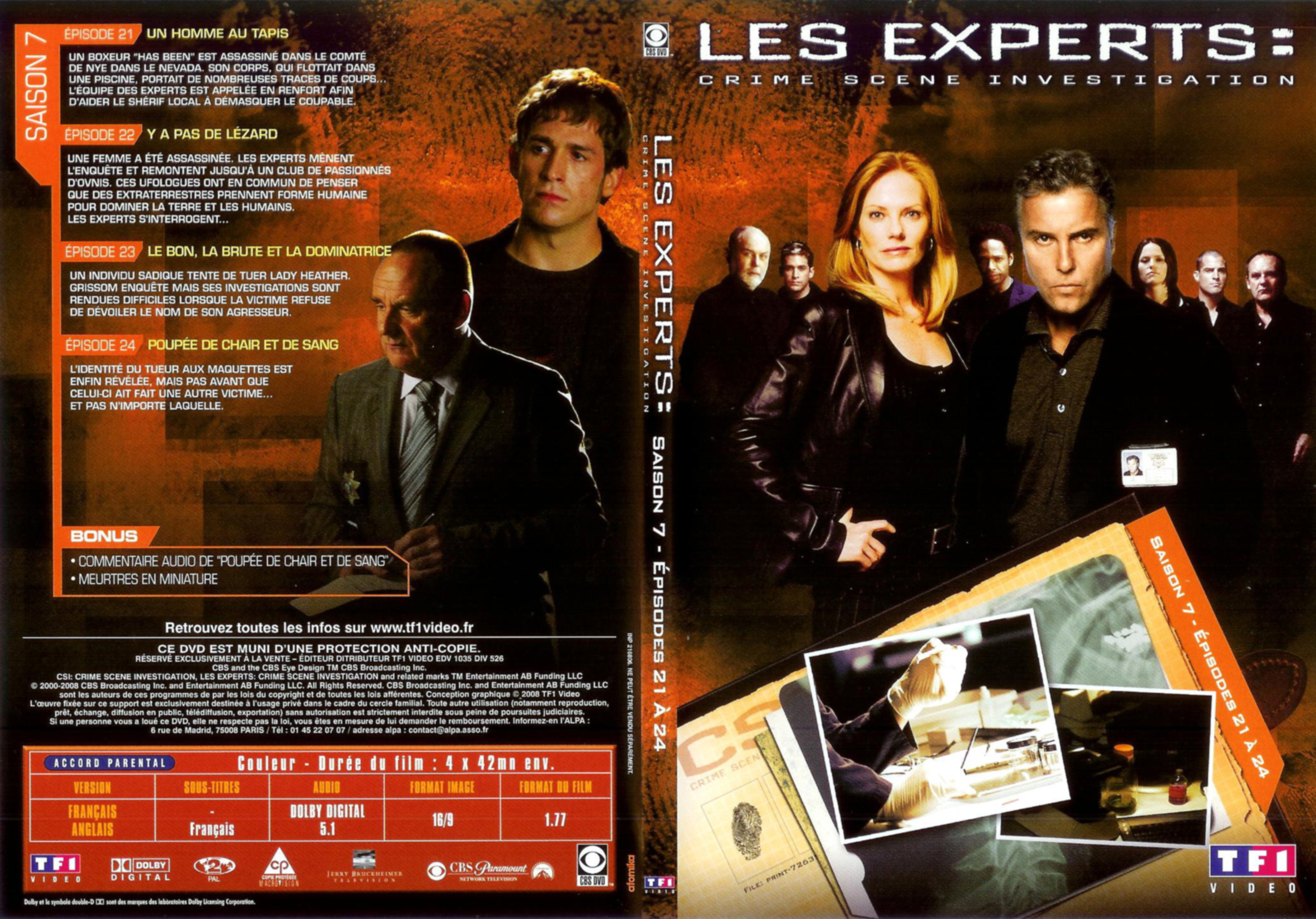 Jaquette DVD Les experts saison 7 DVD 6