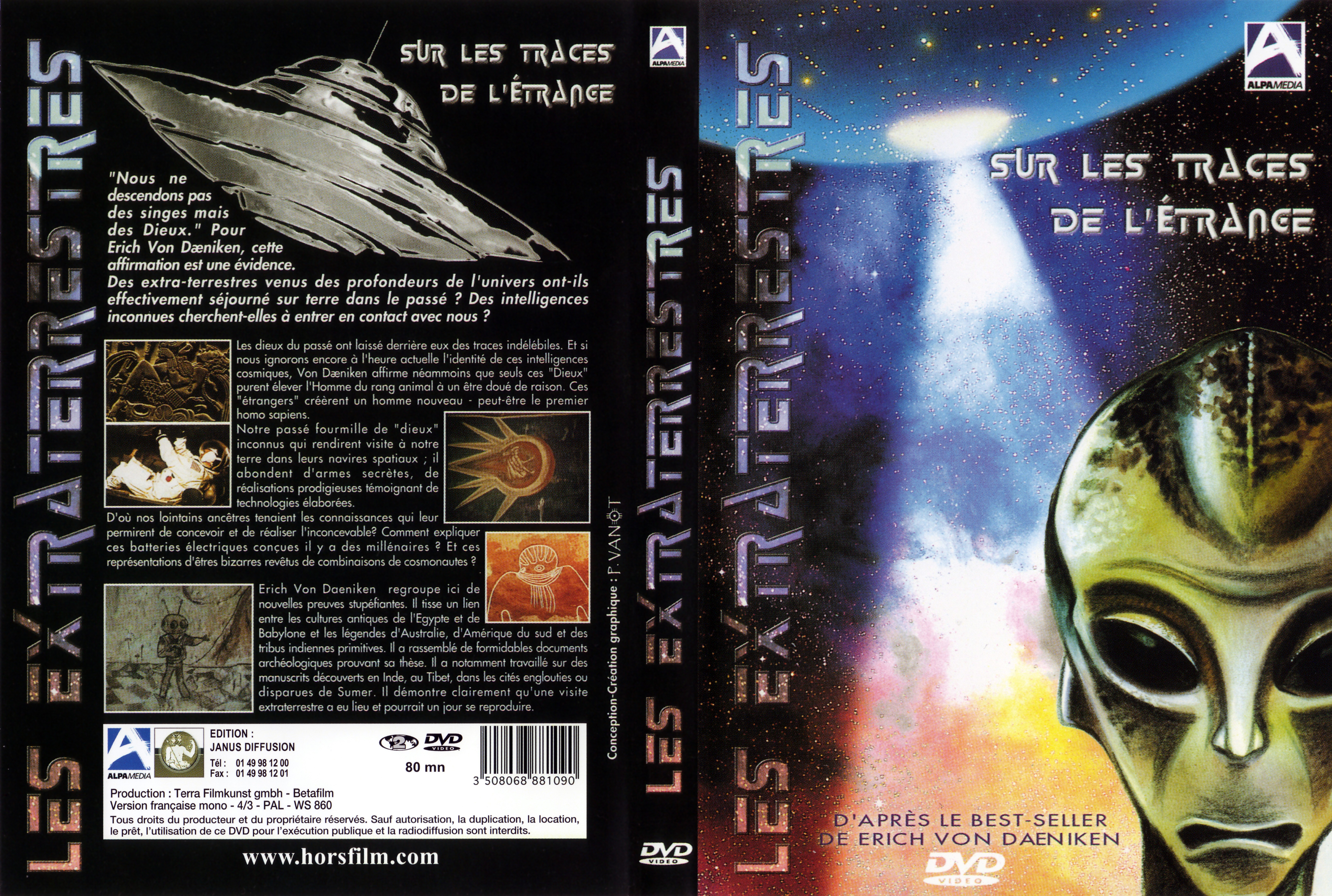 Jaquette DVD Les extraterrestres - Sur les traces de l