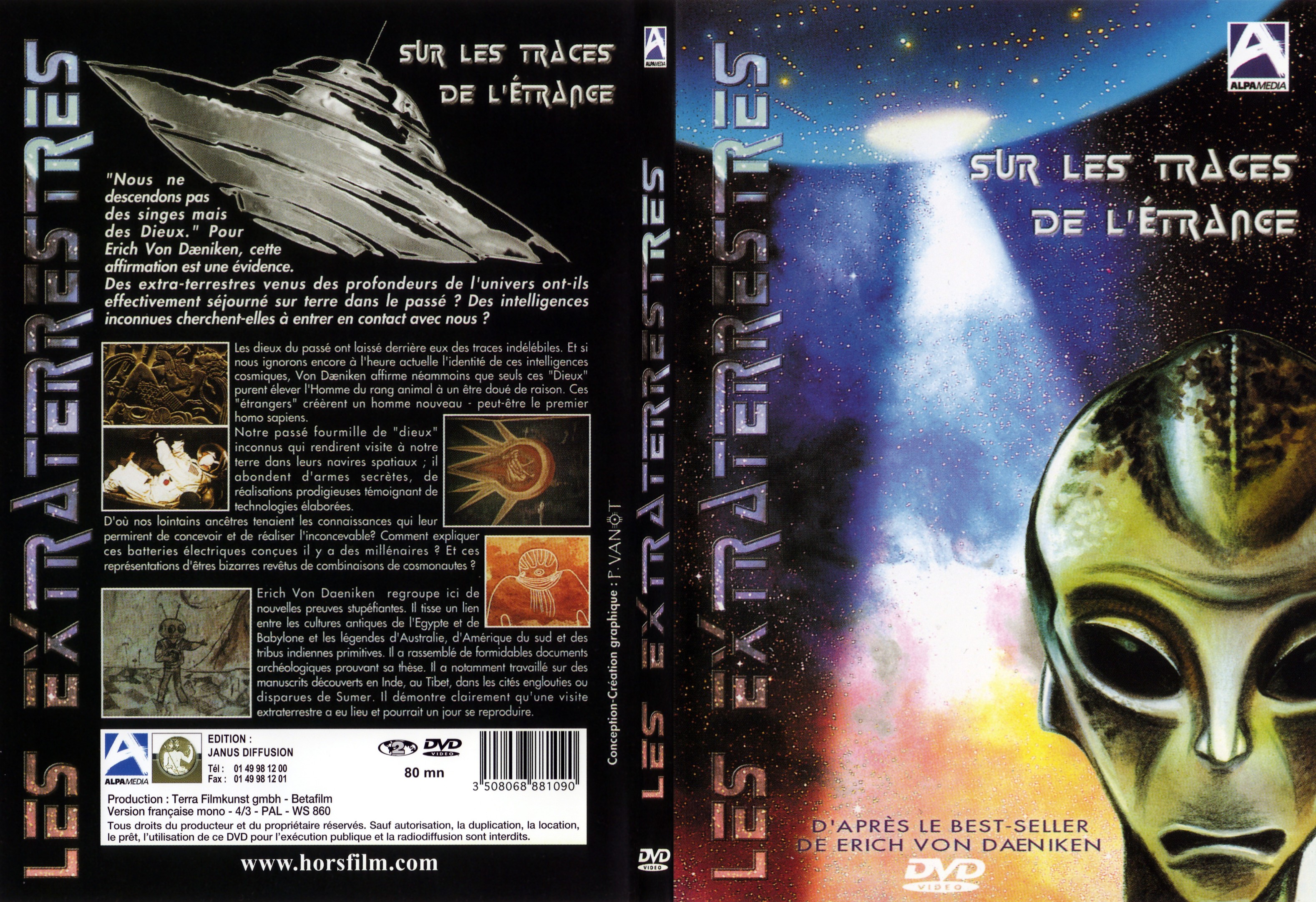 Jaquette DVD Les extraterrestres - Sur les traces de l