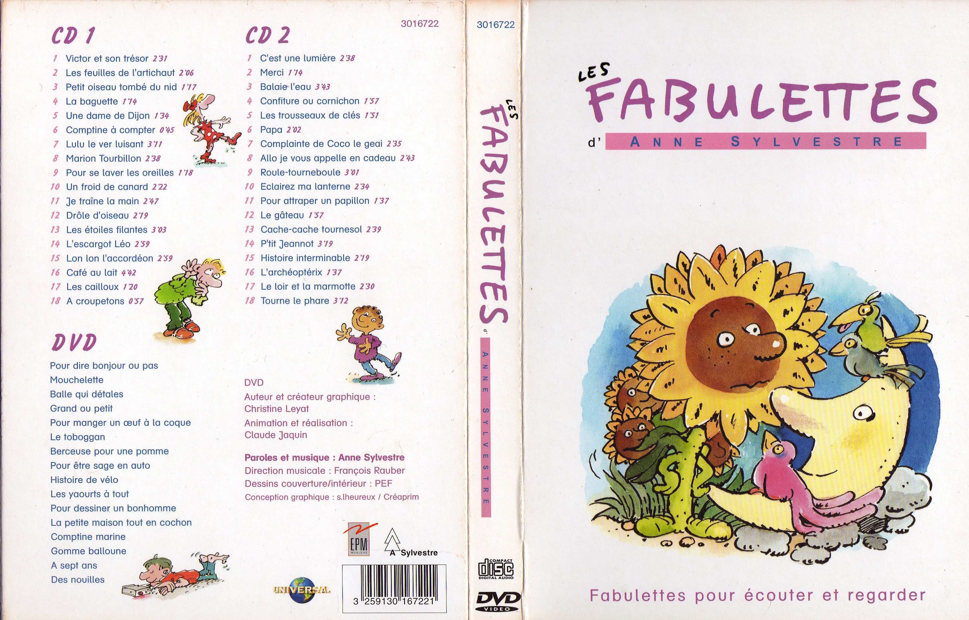 Jaquette DVD Les fabulettes d