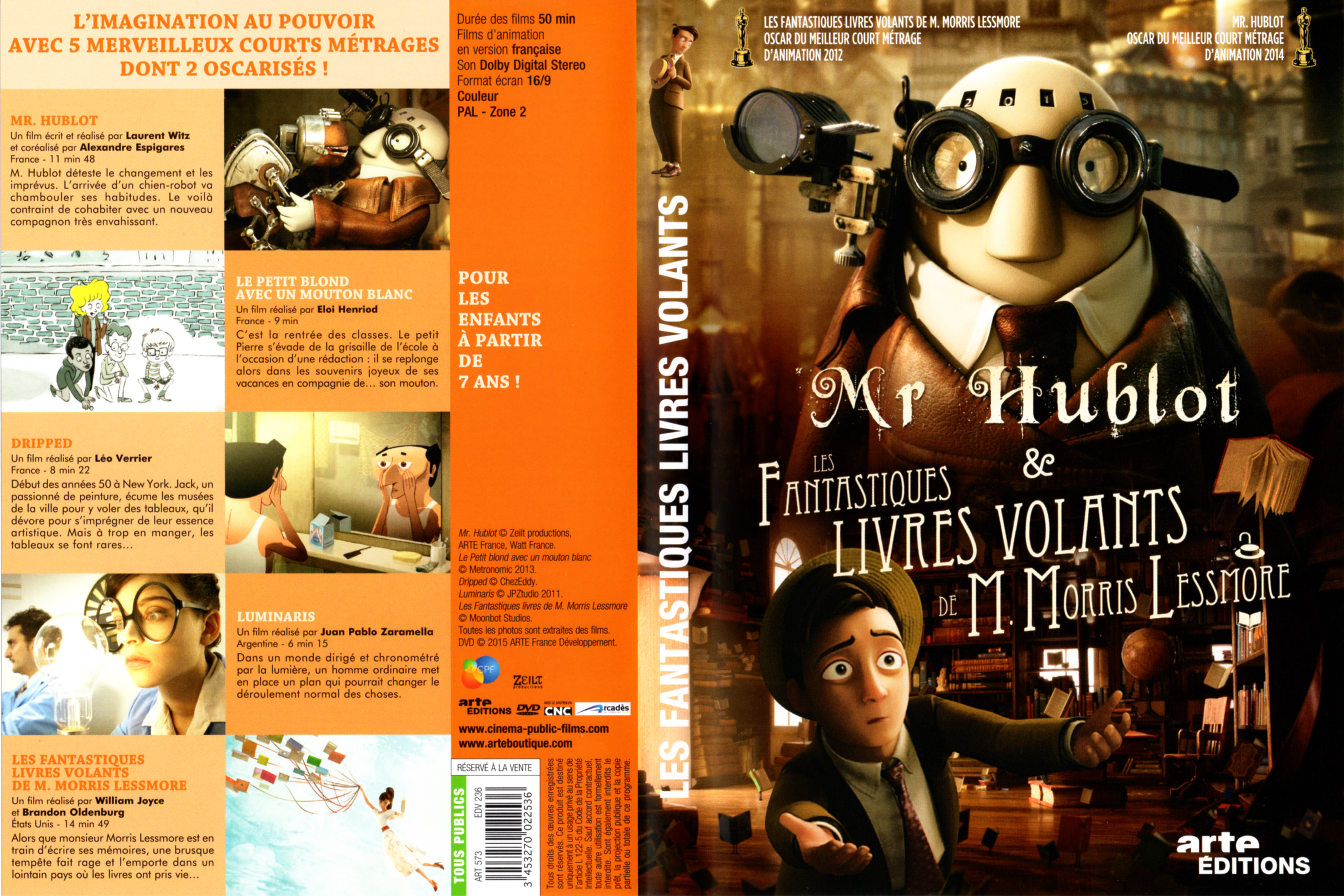 Jaquette DVD Les fantastiques livres volants